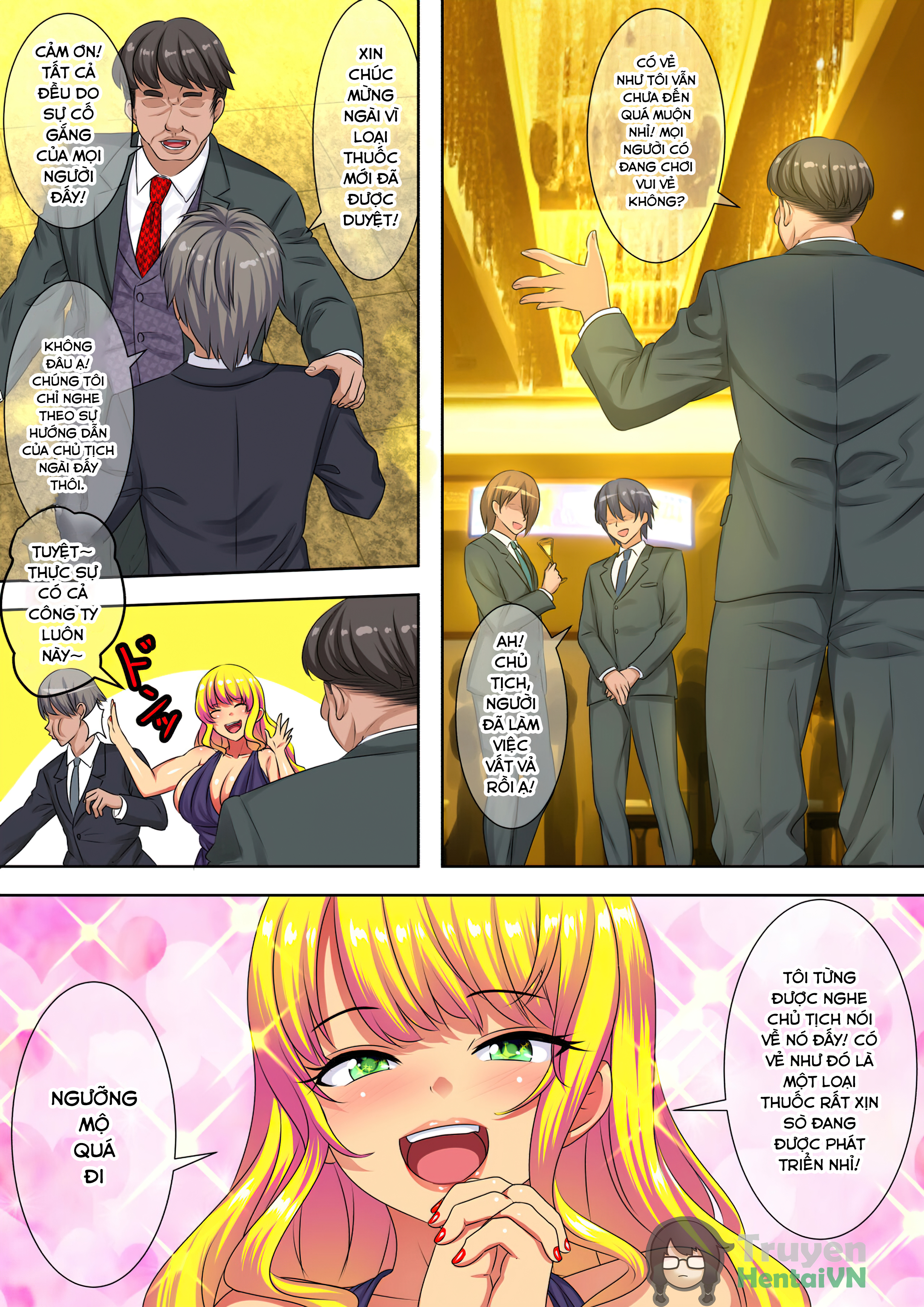 Đọc truyện hentai Tada meshi-gui ni kita serebu kidori joshi-tachi ga jinkaku haisetsu kusuri o nomasa reru ohanashi - Oneshot