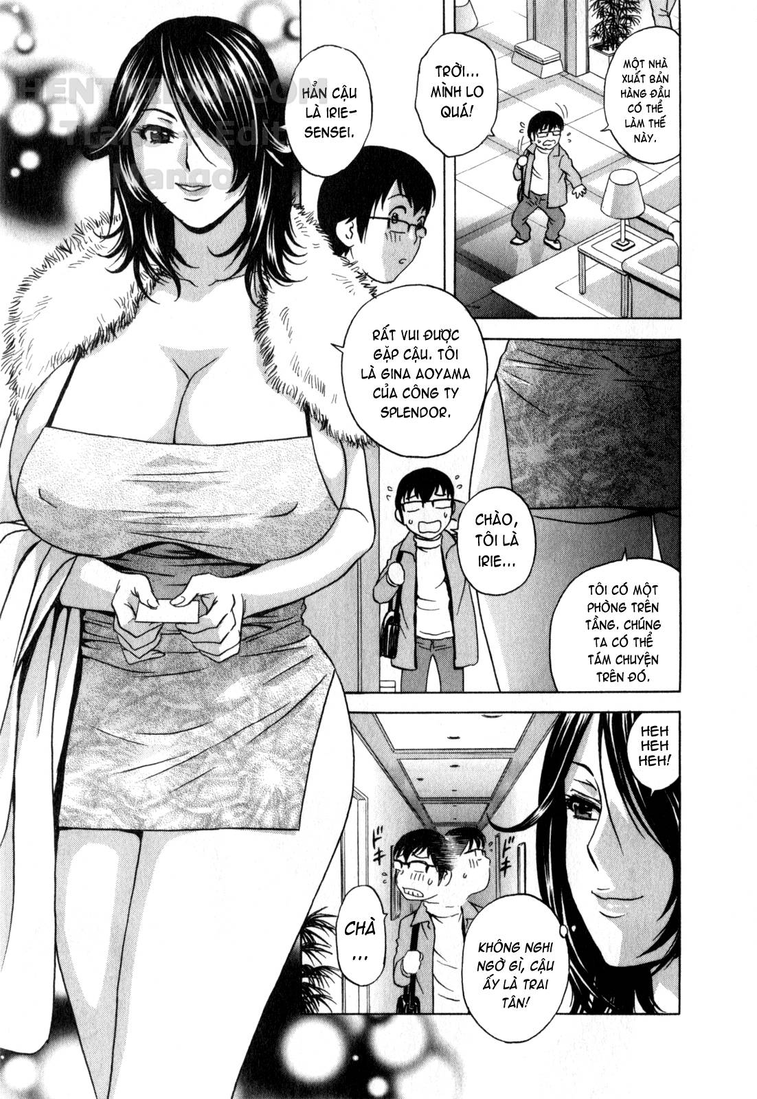 Đọc truyện hentai Life With Married Women Just Like A Manga - Chap 22