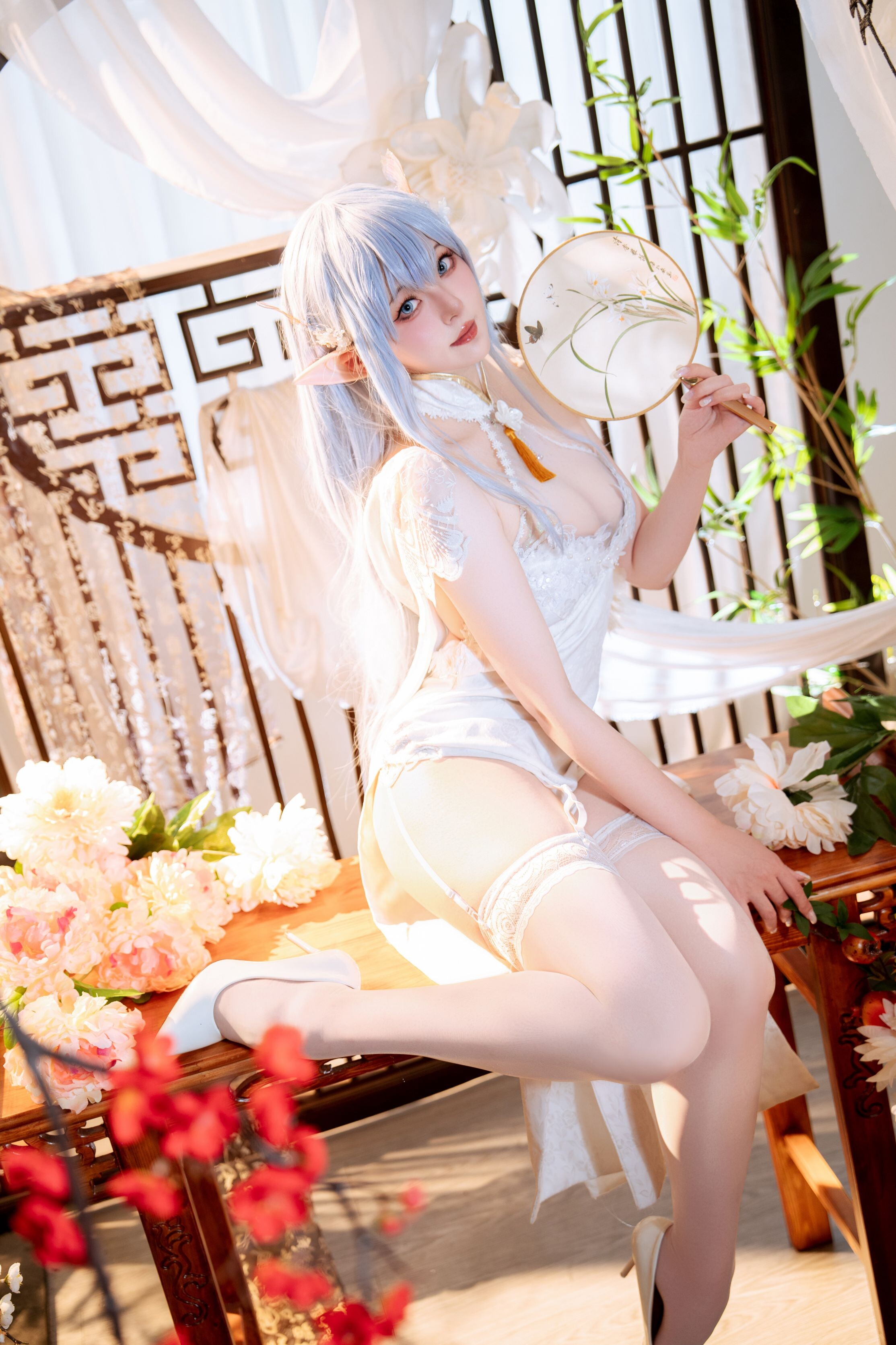 Đọc truyện hentai Tuyển tập Albums siêu phẩm Cosplay - Chap 978 - Natsuko - Azur Lane Albion Cheongsam