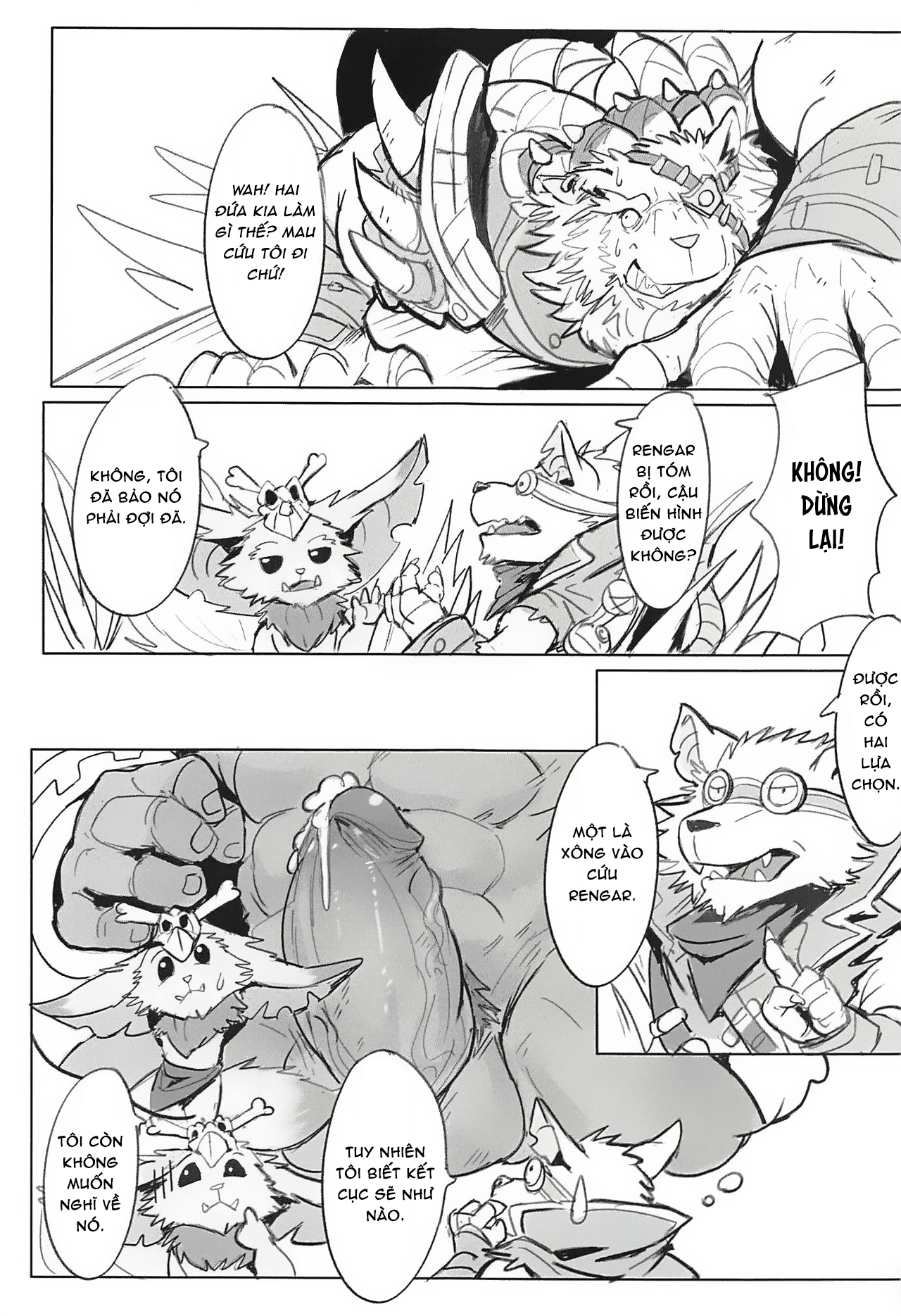 Đọc truyện hentai Đường cùng của kẻ săn mồi 2 - Hổ báo và cái kết