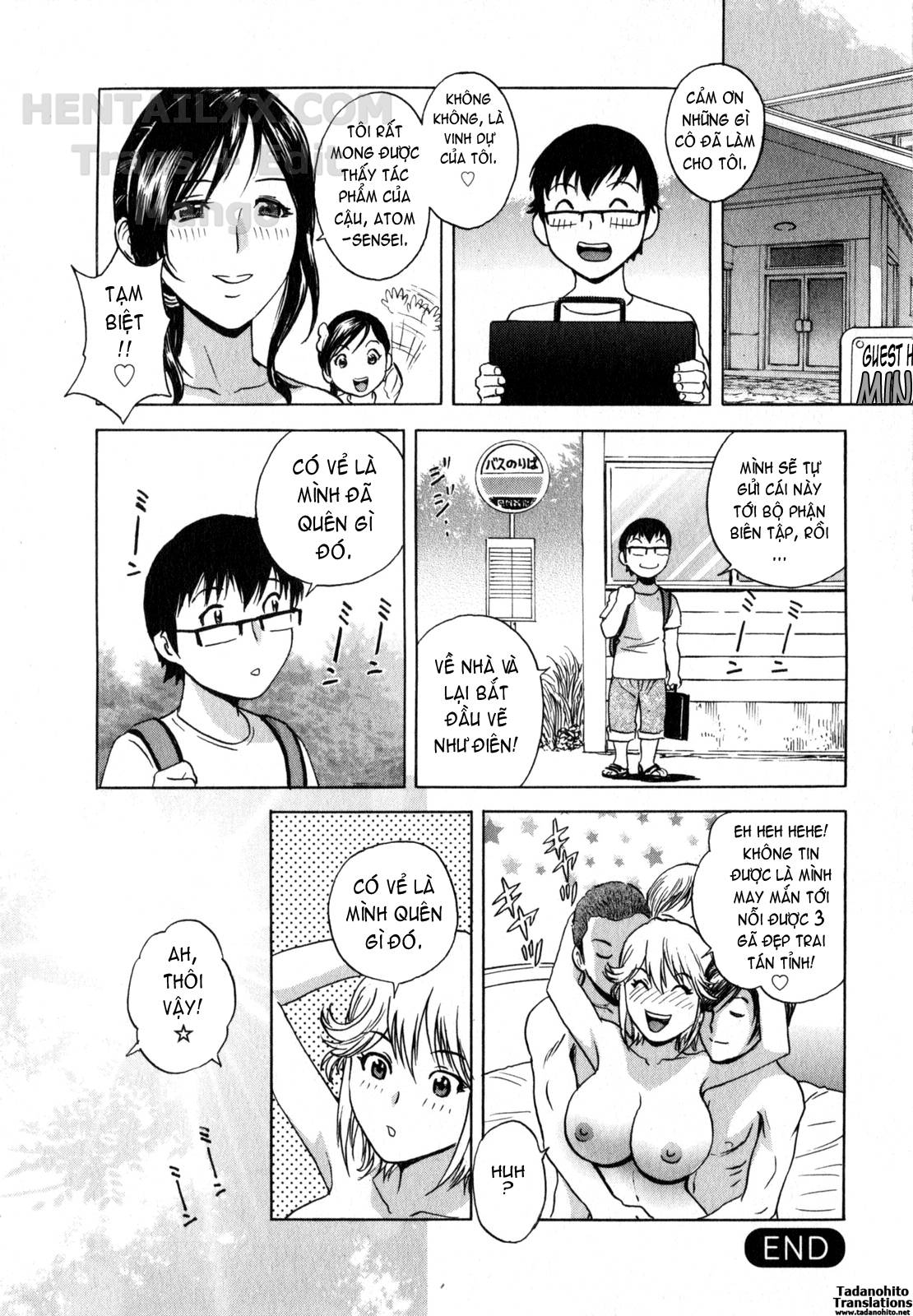 Đọc truyện hentai Life With Married Women Just Like A Manga - Chap 17