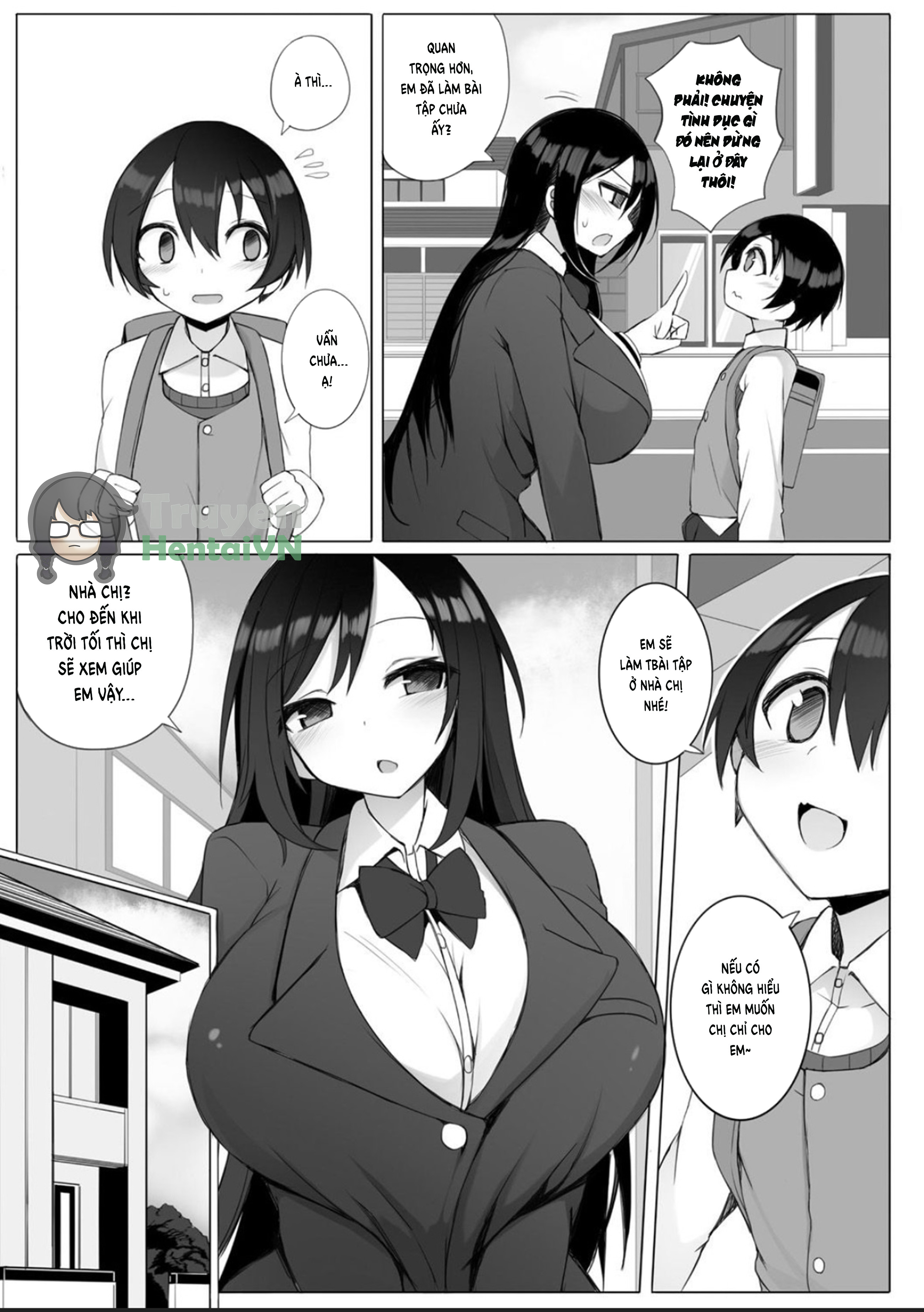 Đọc truyện hentai Rui-kun to Kinjo no Joshi Kousei no Onee-san Ch. 1 (Cyberia Plus Vol. 19) - Oneshot