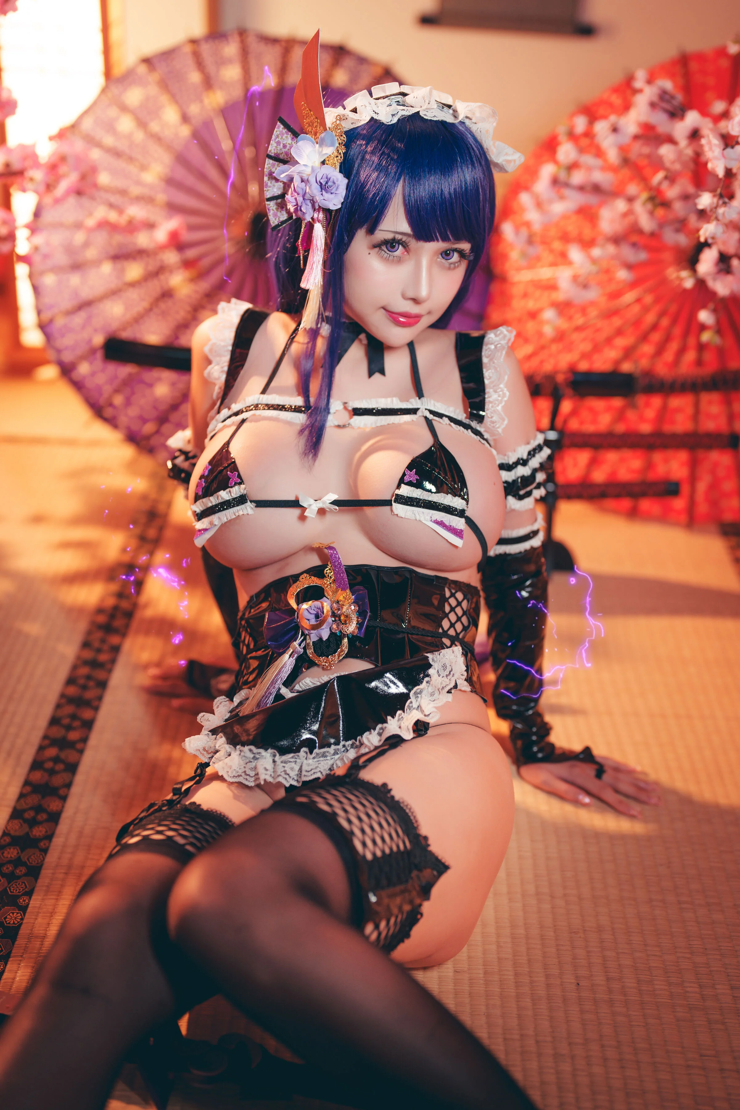 Đọc truyện hentai Tuyển tập Albums siêu phẩm Cosplay - Chap 619 - Rinka Okita - Raiden Shogun