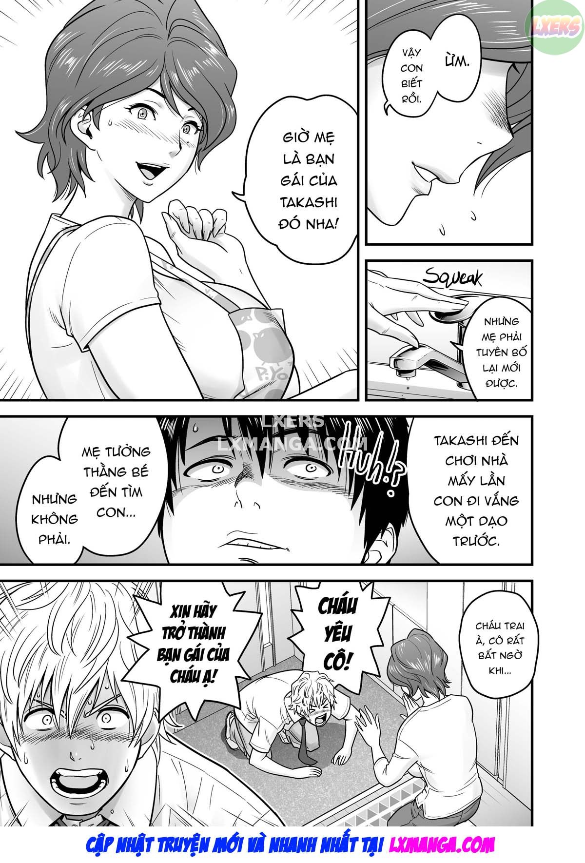 Đọc truyện hentai Vì mẹ tôi trở thành người yêu của bạn tôi - Chap 1