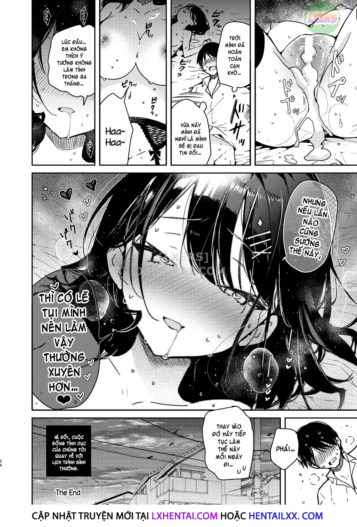 Đọc truyện hentai Seiyoku Tsuyome Na Kanojo To Kinyoku Kaikin Renzoku Shasei Ecchi - Oneshot