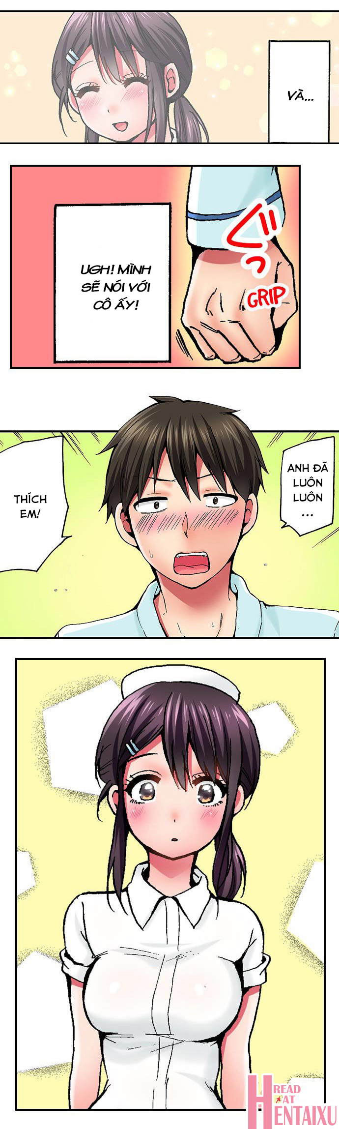 Đọc truyện hentai Pranking the Working Nurse - Chap 3: Tỏ Tình Thành Công...!!!