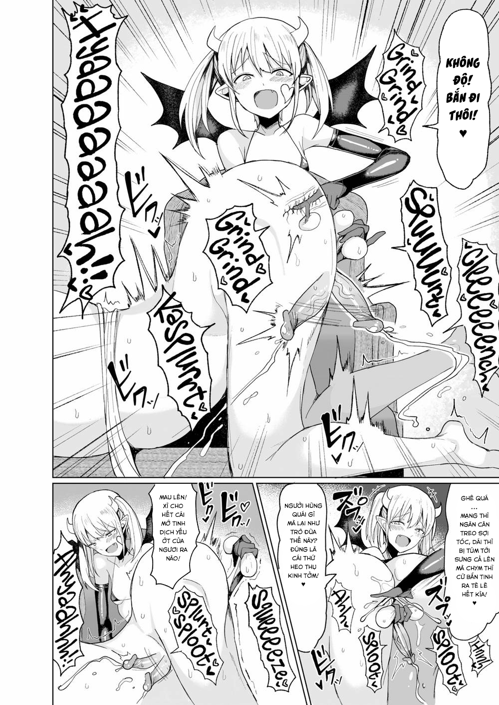 Đọc truyện hentai Ý Trời Bảo Thanh Niên Đụ 2 Em Quỷ Vương! - Oneshot