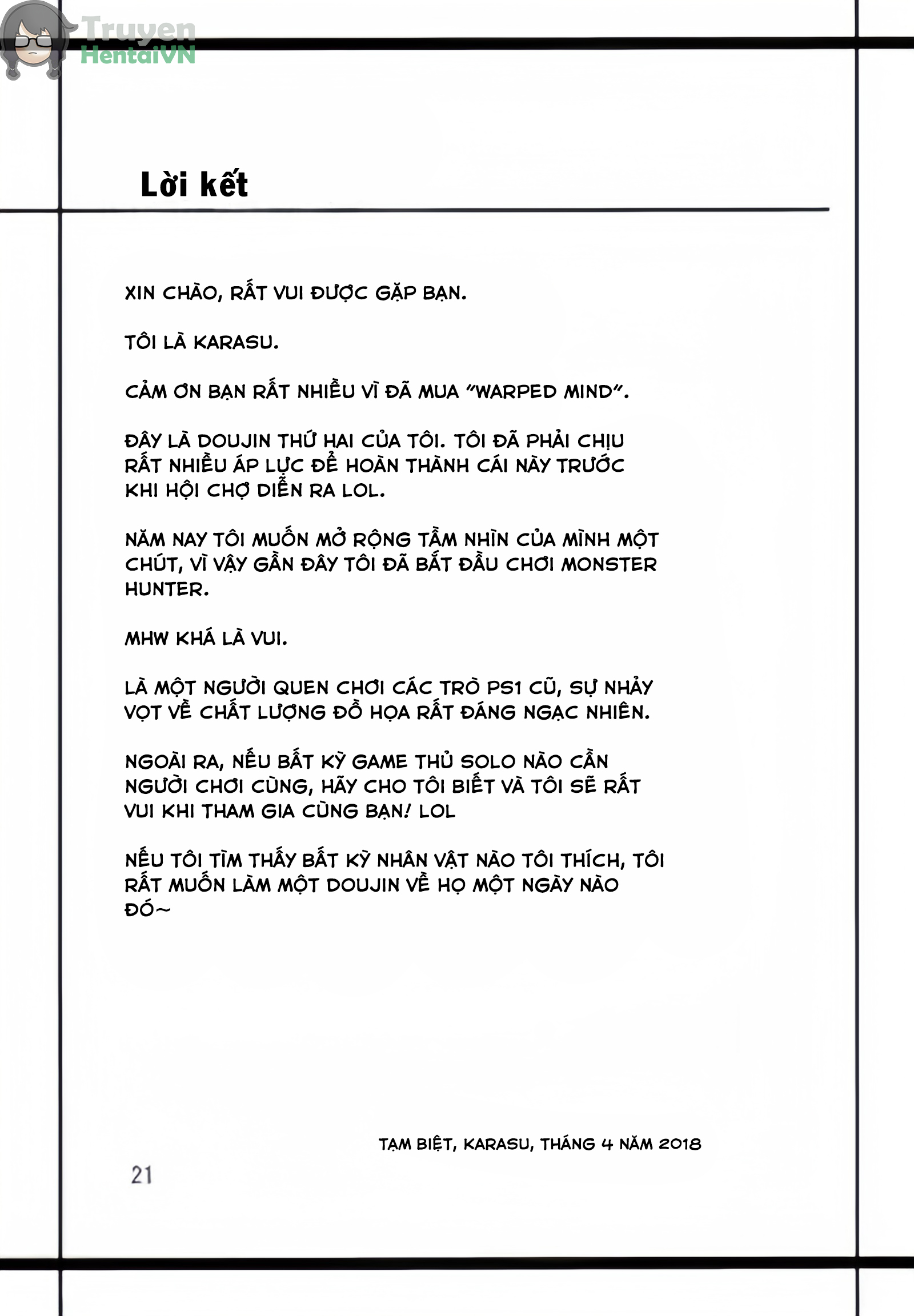 Đọc truyện hentai Warped Mind (Fate/Grand Order) - Oneshot