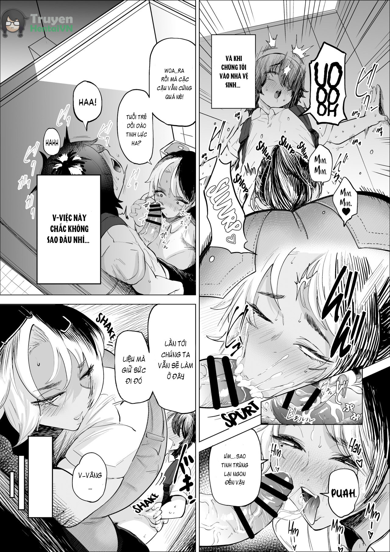 Đọc truyện hentai Manbiki Shounen to Part no Hitozuma - Oneshot