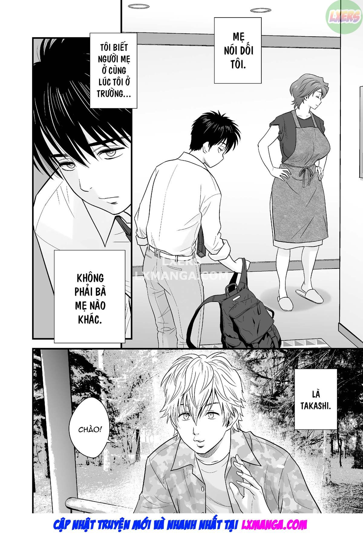 Đọc truyện hentai Vì mẹ tôi trở thành người yêu của bạn tôi - Chap 2