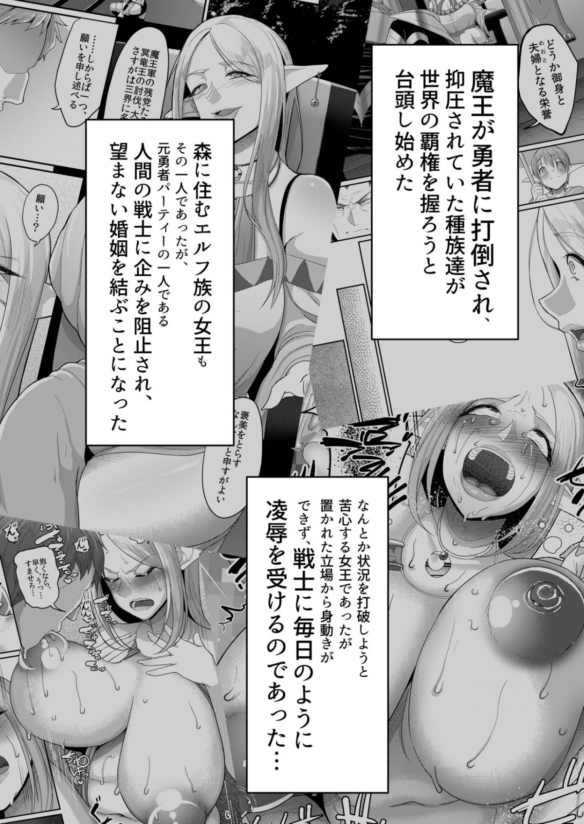 Đọc truyện hentai Takabisha Elf Kyousei Konin - Chap 2