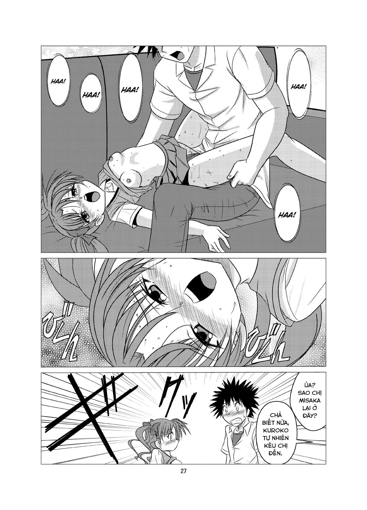 Đọc truyện hentai Love Poison (Toaru Kagaku no Railgun) - Oneshot