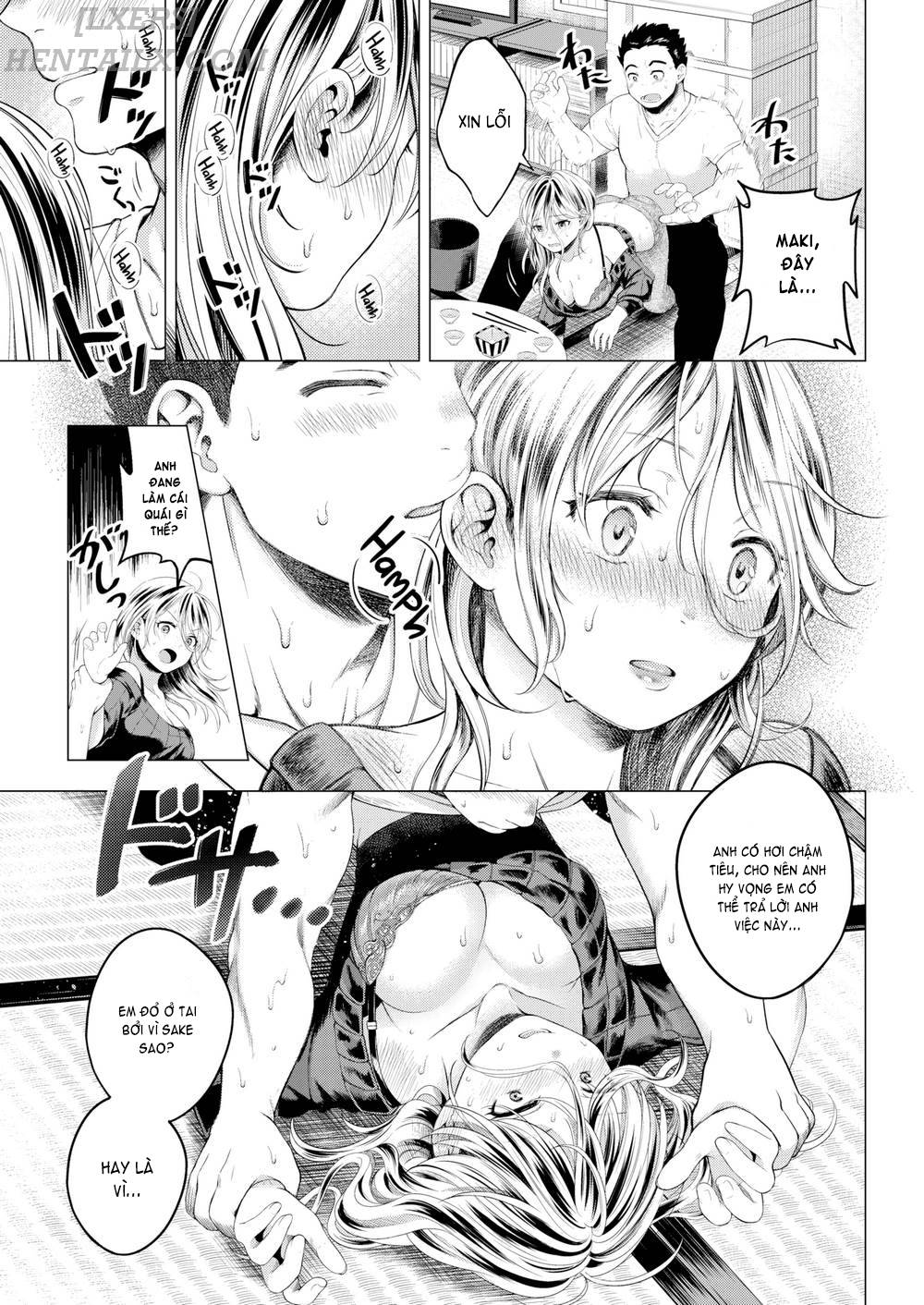 Đọc truyện hentai Nenmaku - Chap 6 - Evening Warmed Sake