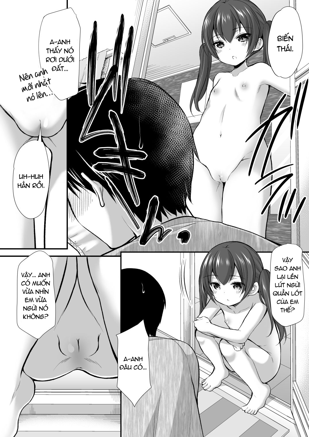 Đọc truyện hentai Bé loli ướt rượt và nii-chan may mắn - Oneshot