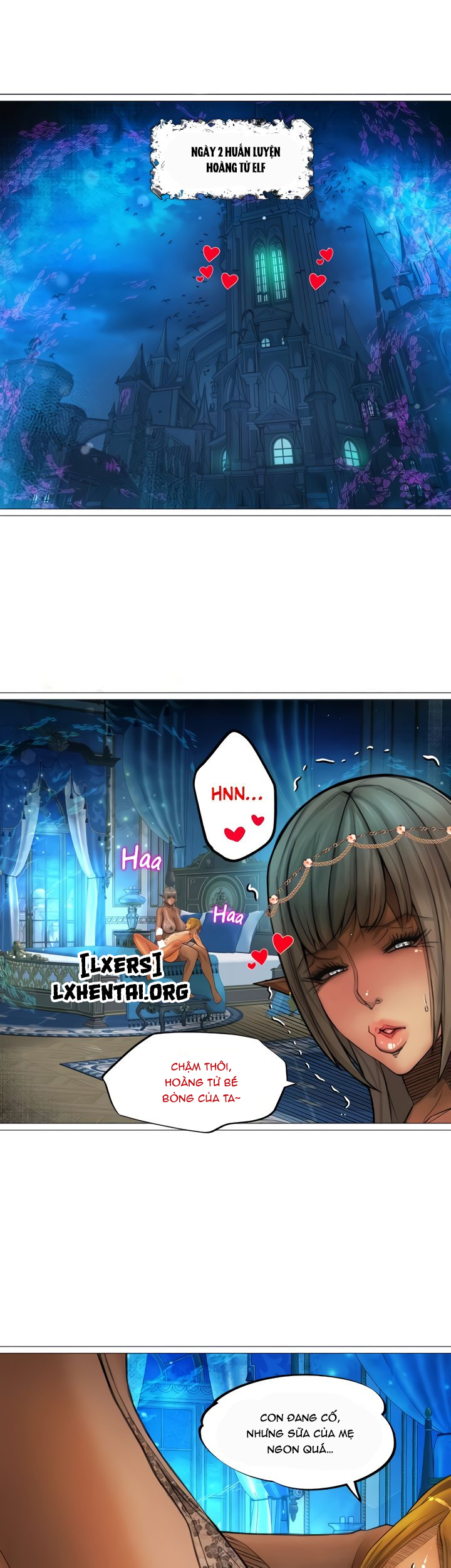 Đọc truyện hentai Nữ Hoàng Dark Elf Và Nô Lệ Orc - Chap 26