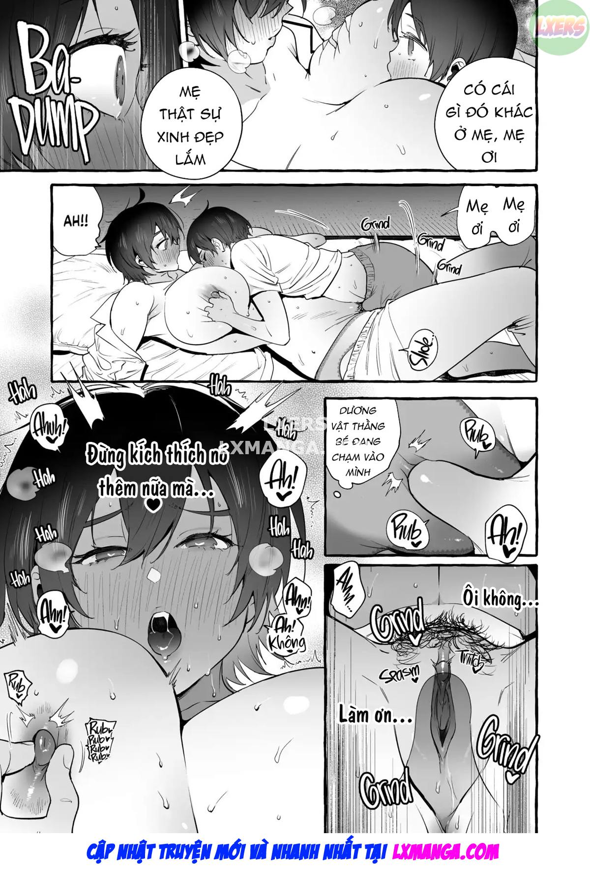 Đọc truyện hentai Người mẹ đam mê tình dục với bầu vú to - Oneshot