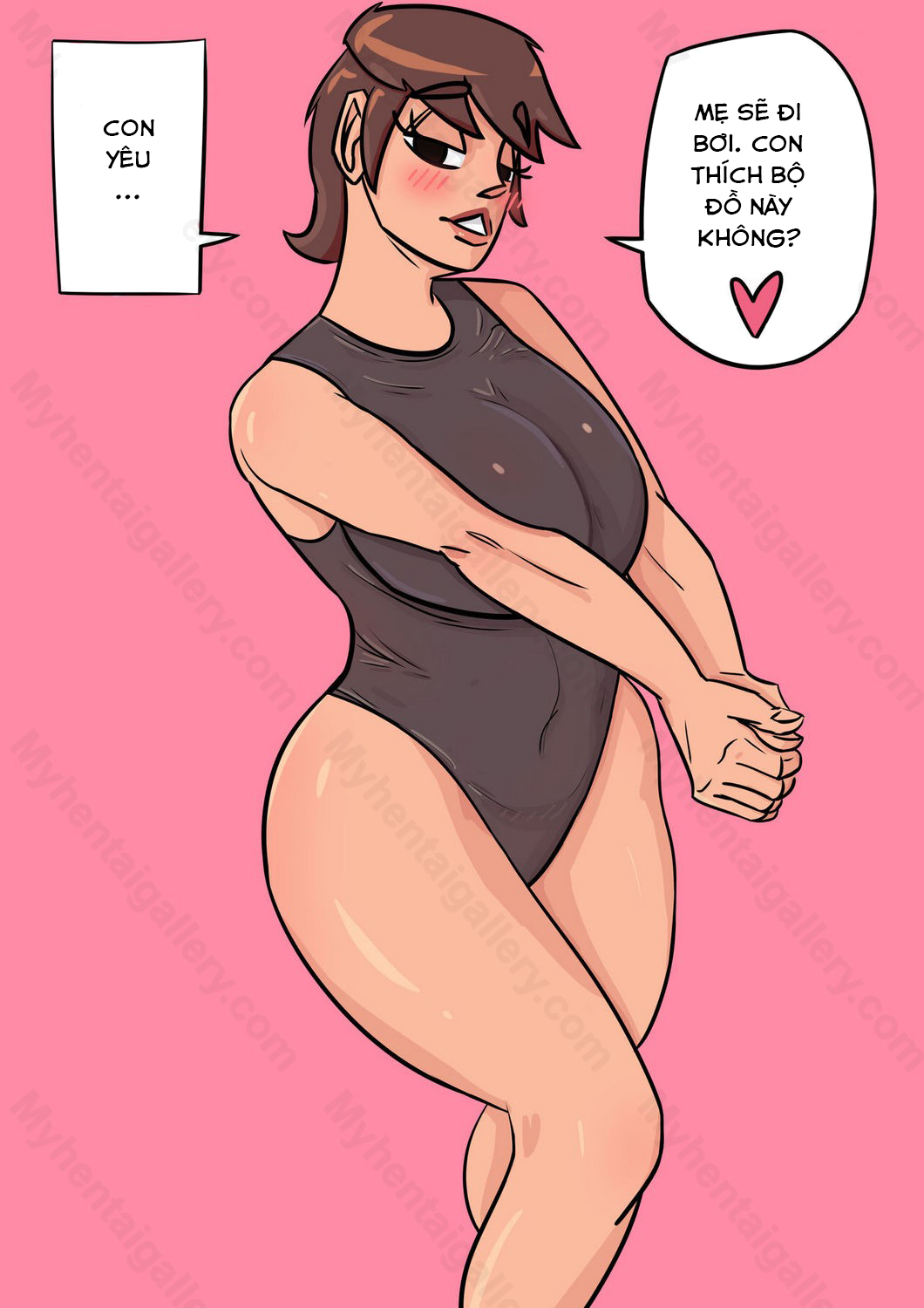 Đọc truyện hentai Mẹ con ở nhà một mình. - Oneshot