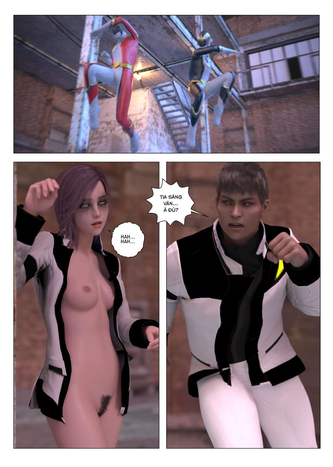 Đọc truyện hentai Siêu nhân thời loạn lạc - Chap 1