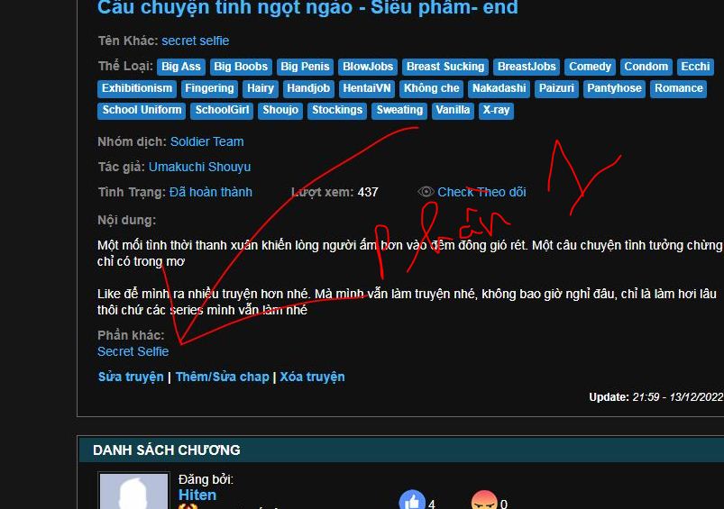 Đọc truyện hentai Câu chuyện tình ngọt ngào - End đẹp