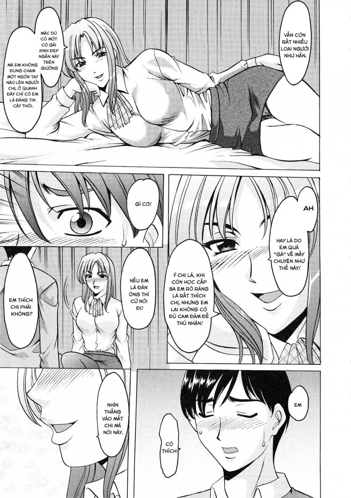 Đọc truyện hentai Yuuwaku no Toshiue Apartment - Chap 4