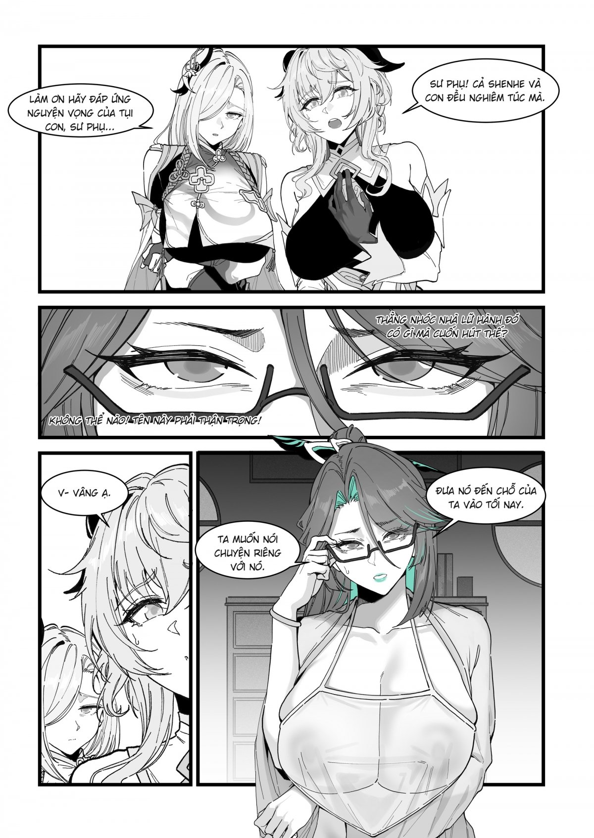 Đọc truyện hentai Bài kiểm tra của Lưu Vân - Oneshot