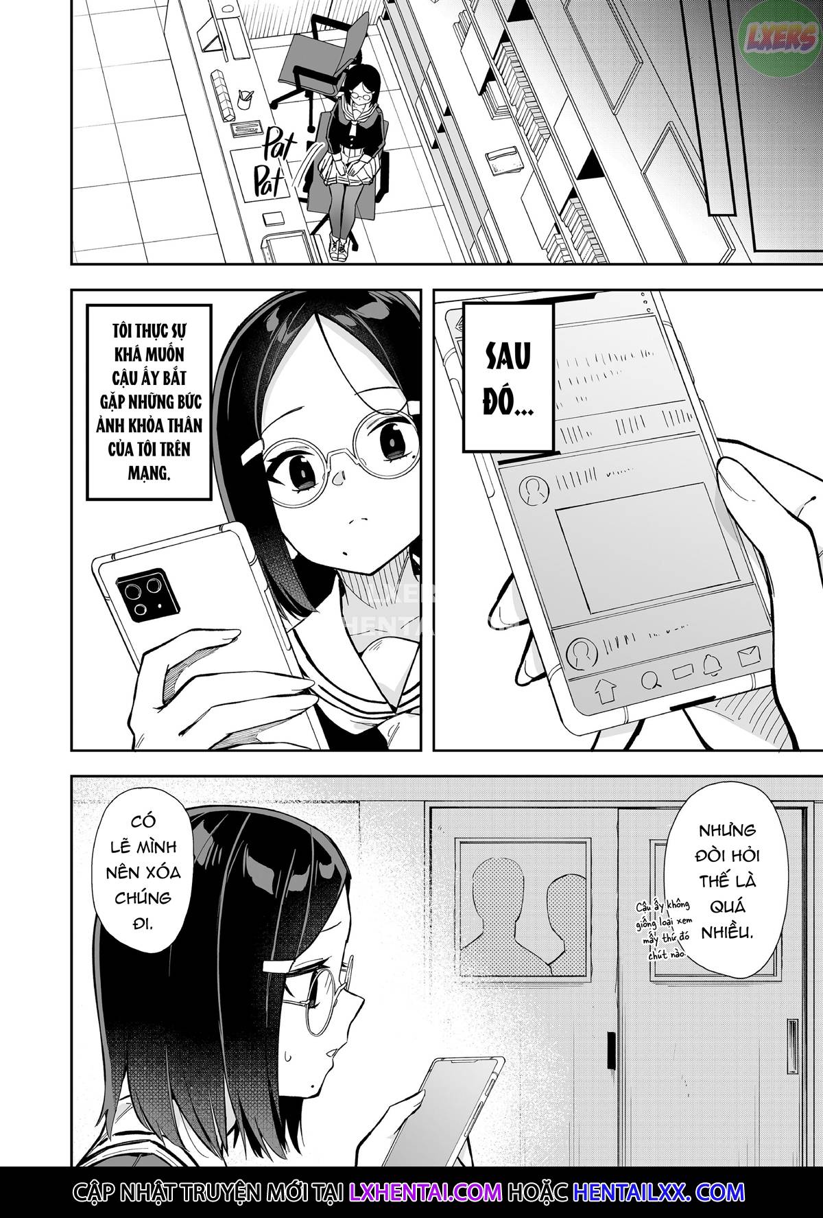 Đọc truyện hentai Uraaka Mousou Joshi - Oneshot - Không che