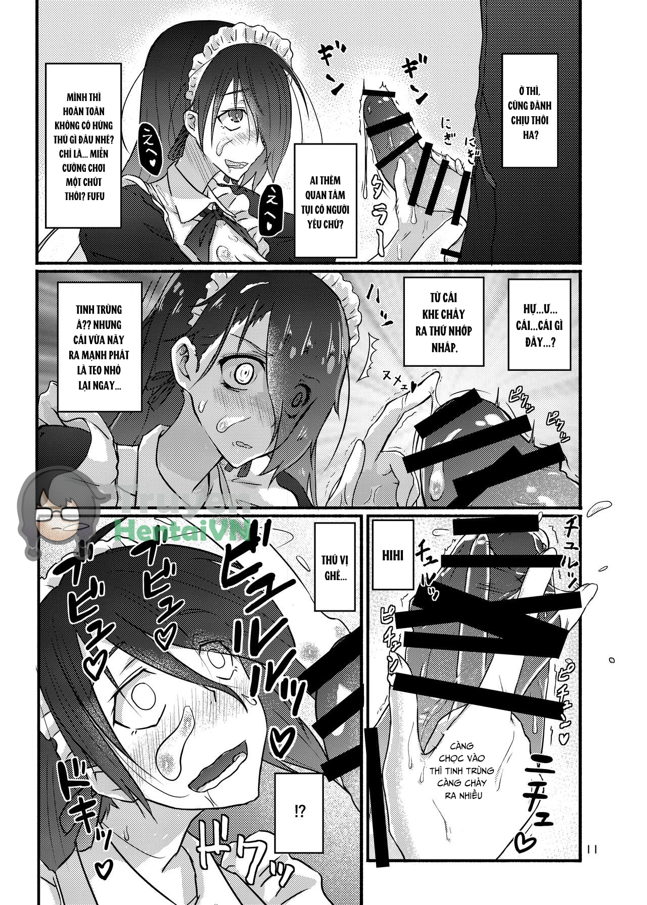 Đọc truyện hentai Futsuu no Inkya no JK Datta kedo, Maid ni Sarete, Makasare Haramasare Shussan Saserarete Bitch ni Naremashita! - Oneshot