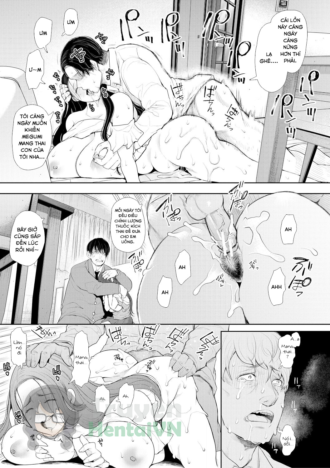 Đọc truyện hentai Netorareta Hitozuma [JP] - Chap 4