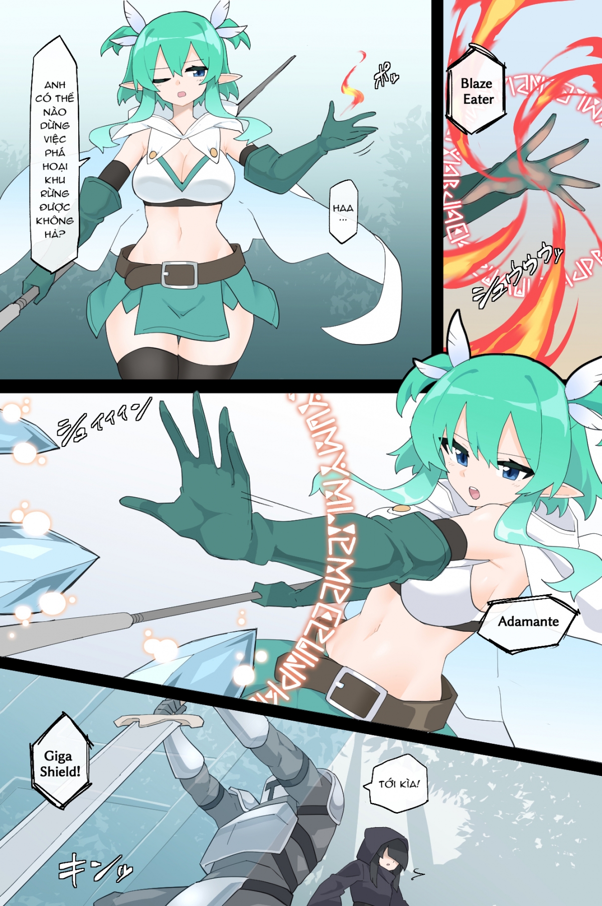 Đọc truyện hentai Guild bắt cóc và người bảo hộ khu rừng - Oneshot