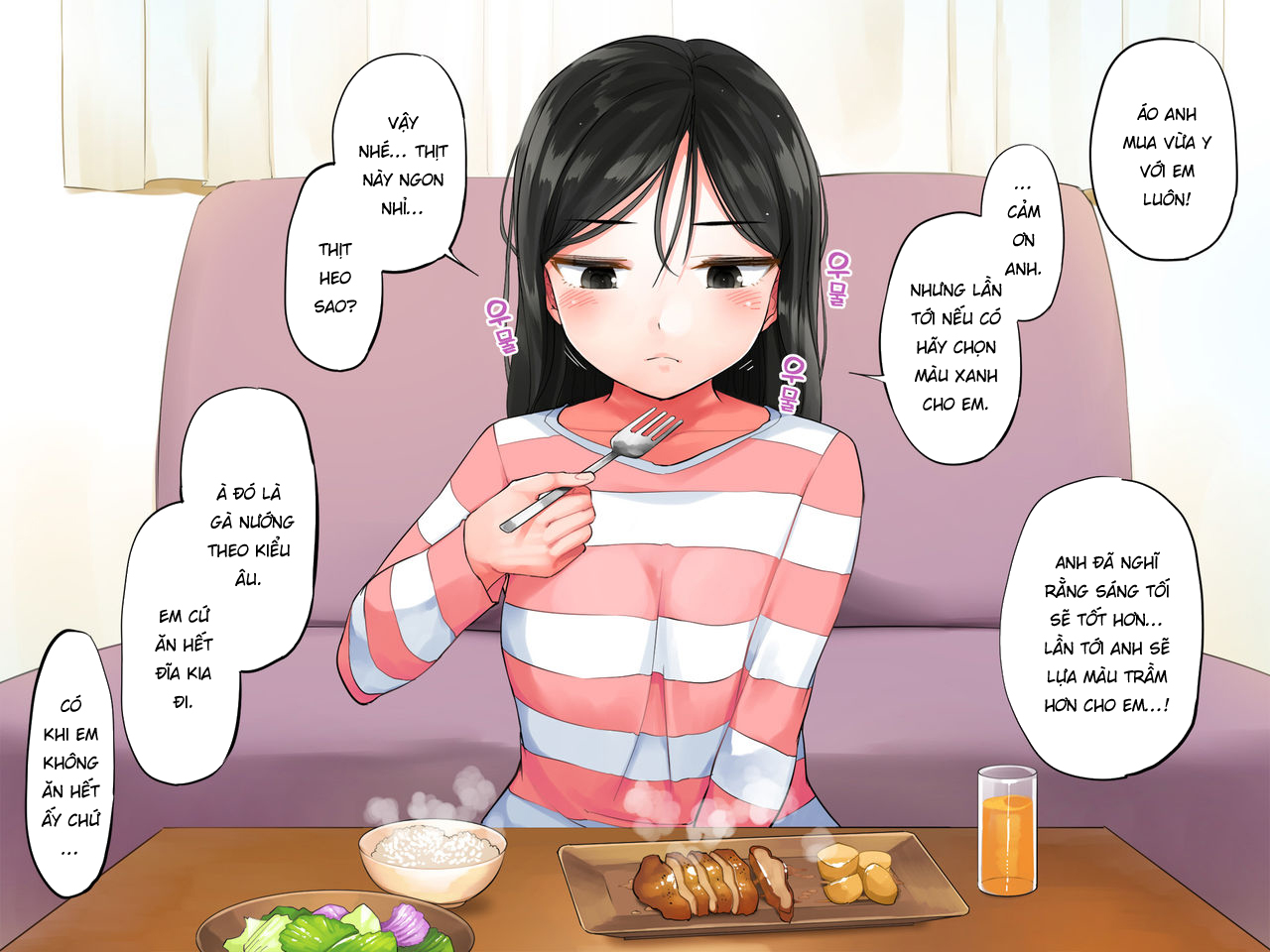 Đọc truyện hentai Khi tôi bế cô gái gầy gò của mình lên, cô ấy ướt sũng - Part 2