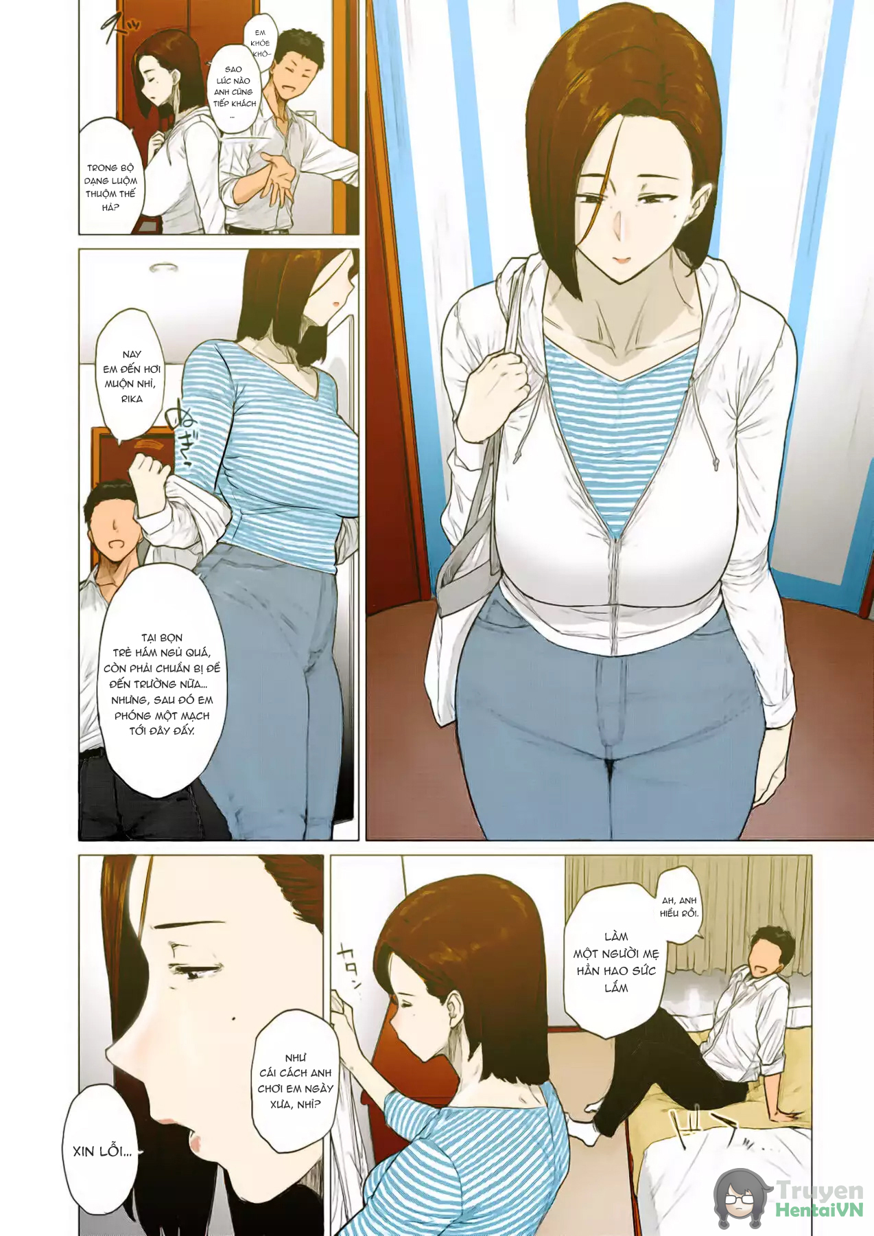 Đọc truyện hentai Oku-san wa Seiteiru - Oneshot