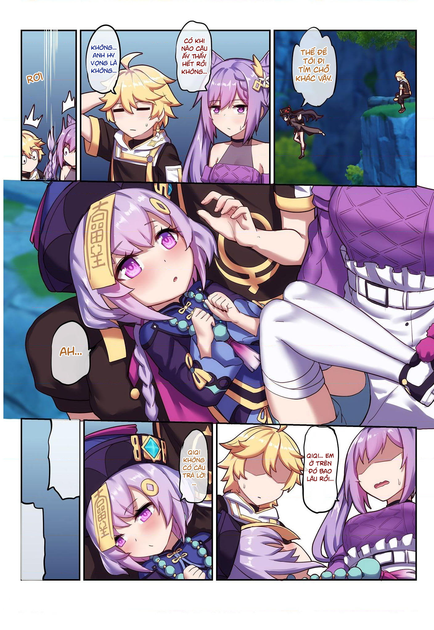 Đọc truyện hentai Keqing hẹn hò với Nhà Lữ Hành - Oneshot