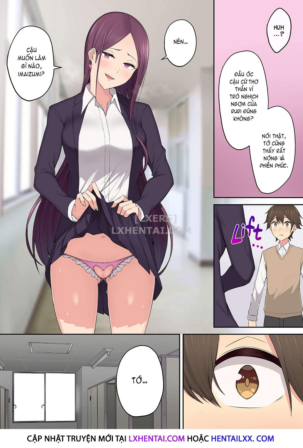 Đọc truyện hentai Imaizumi đưa cả bầy Gyaru về nhà mình - Chap 3