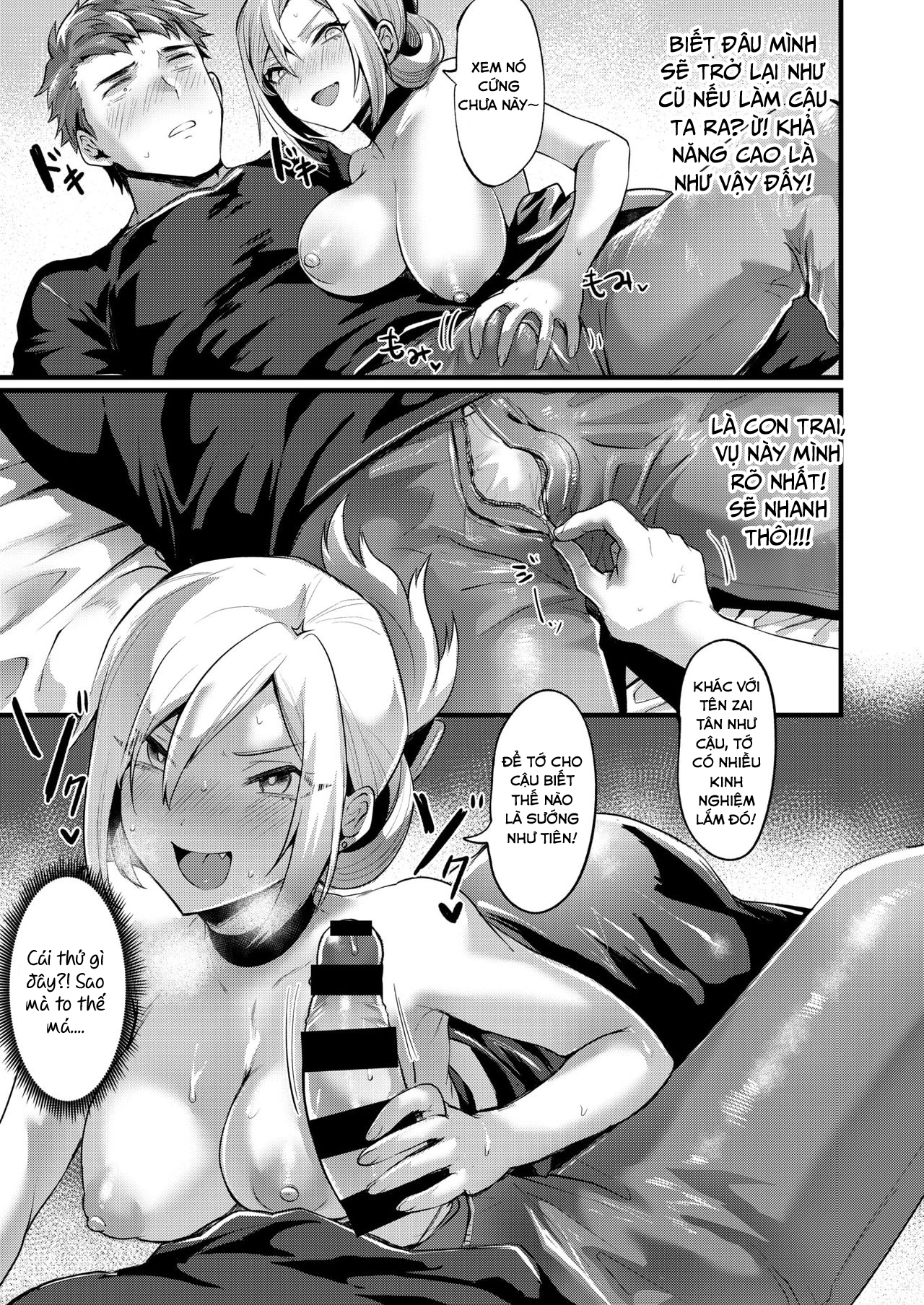 Đọc truyện hentai Là con gái rồi vẫn còn cứng miệng - Oneshot - Có che