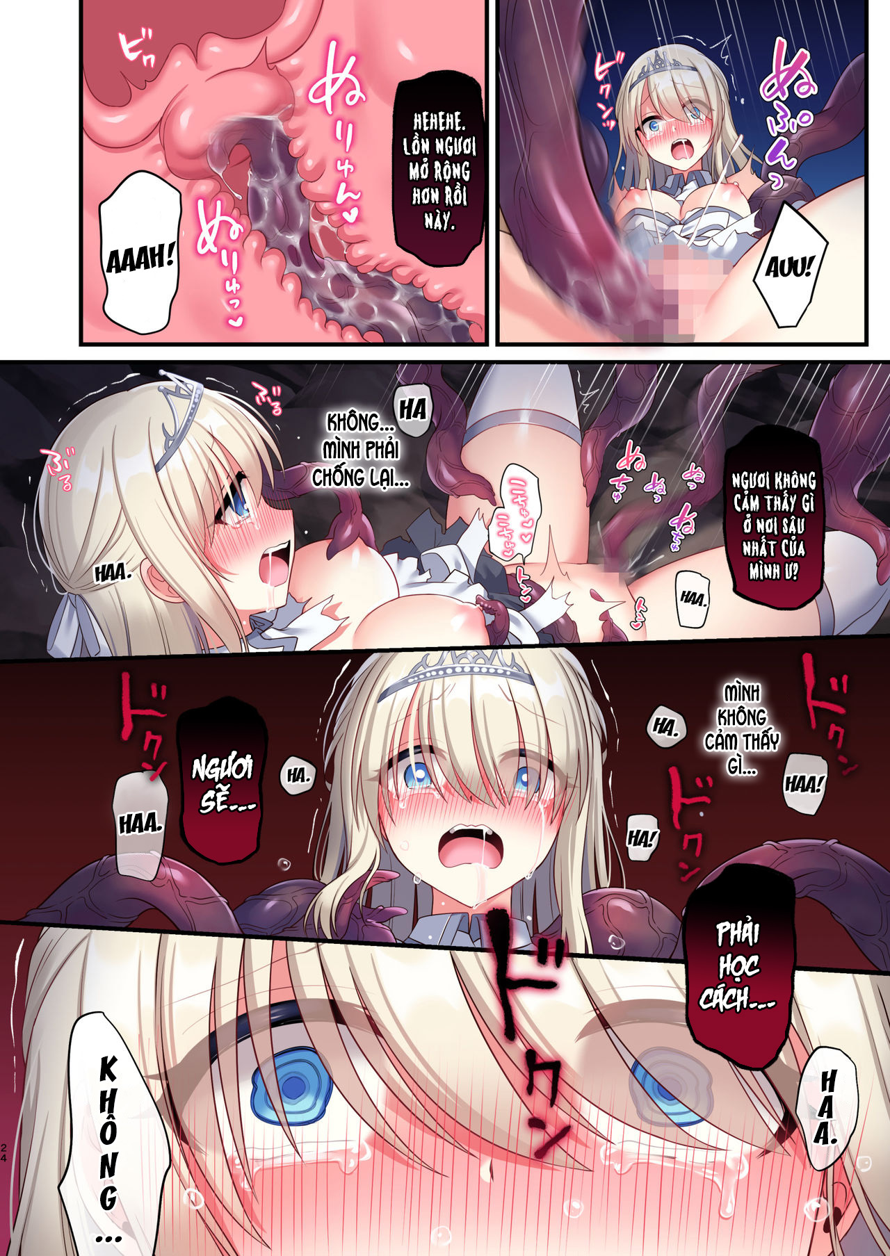 Đọc truyện hentai Noroi no Yubiwa de Game Over + Omake CG - Chap 1: mở giao tranh