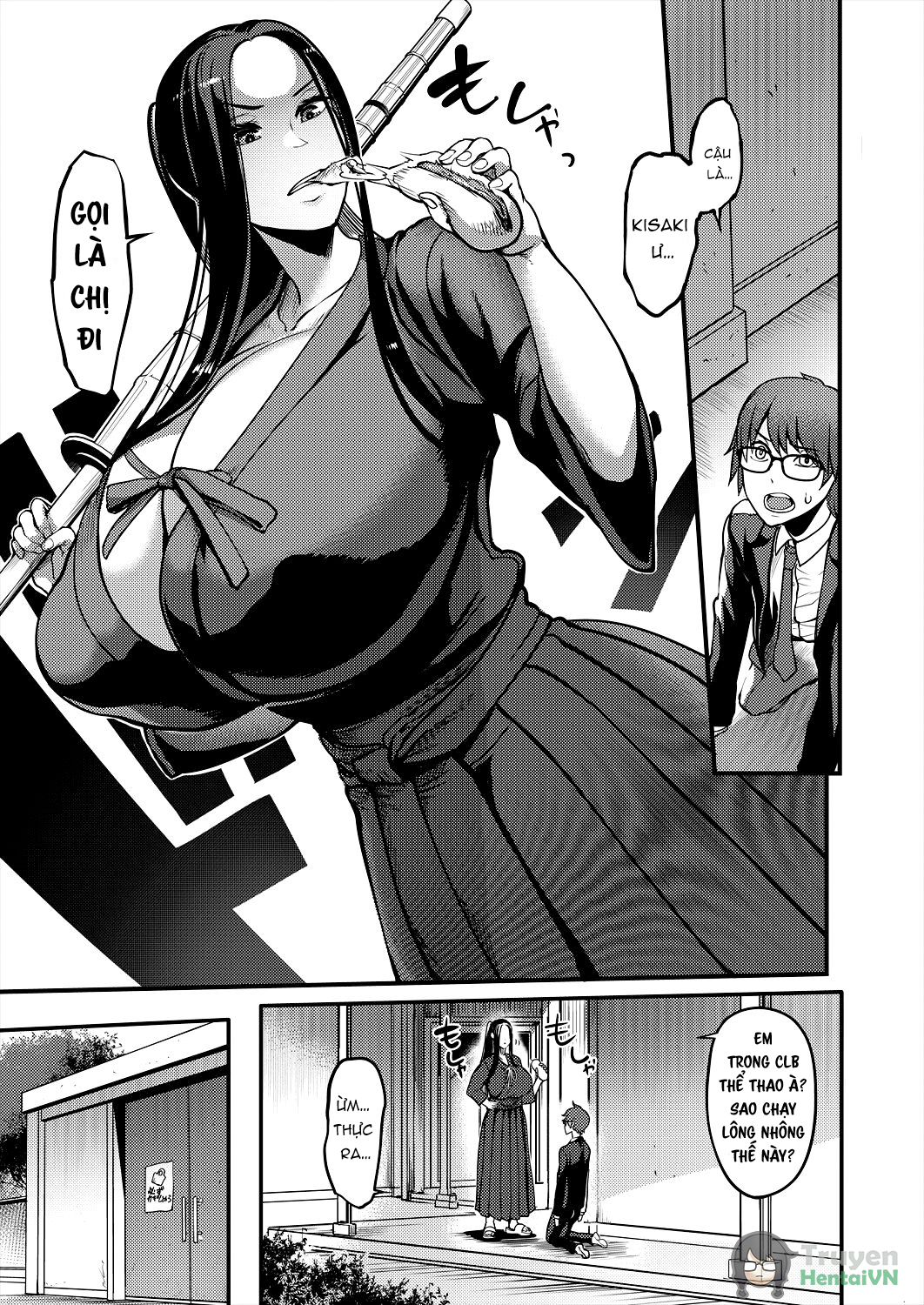 Đọc truyện hentai Pashirare Kendoubu ~Onee-san no Shigoki~ - Oneshot