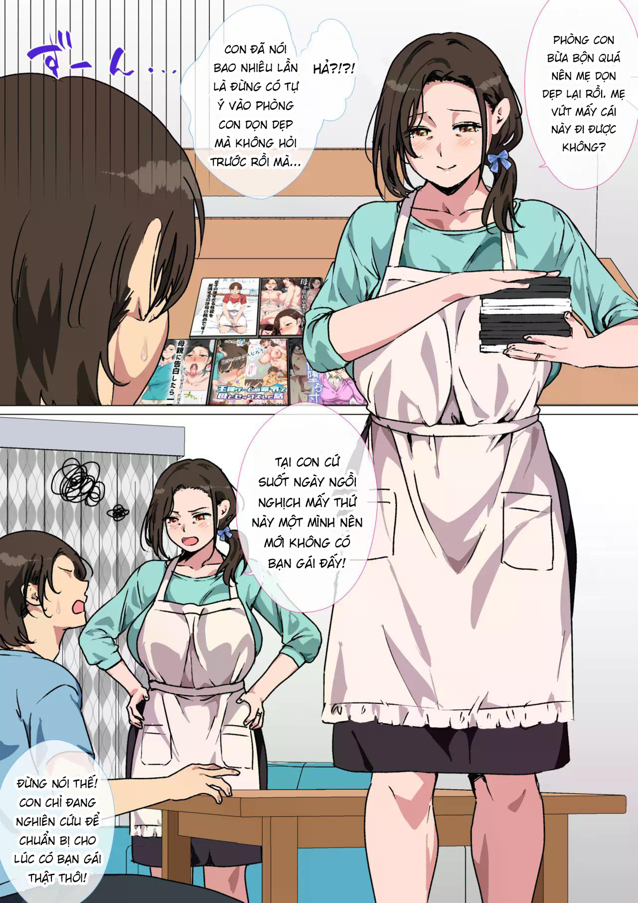 Đọc truyện hentai Haha ga Ecchi na Chouhatsu Shite Kita node Gaman Dekizu ni Hangeki Shimashita - Oneshot