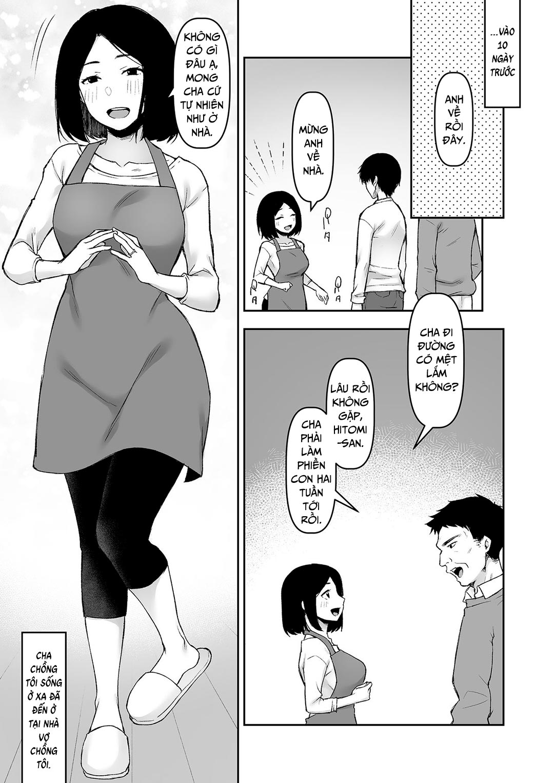 Đọc truyện hentai Một mình với cha chồng vào một đêm nọ - Oneshot