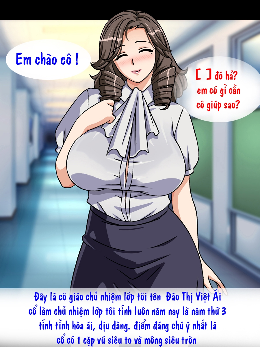 Đọc truyện hentai Hitozuma Onna Kyoushi Saimin Ryakudatsu - Oneshot