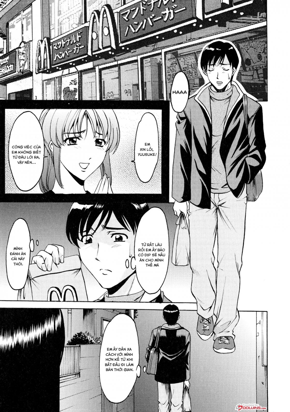 Đọc truyện hentai Yuuwaku no Toshiue Apartment - Chap 5