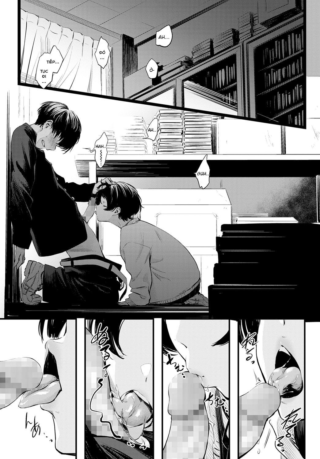 Đọc truyện hentai Toshoiin-san no Ura Menu - Oneshot