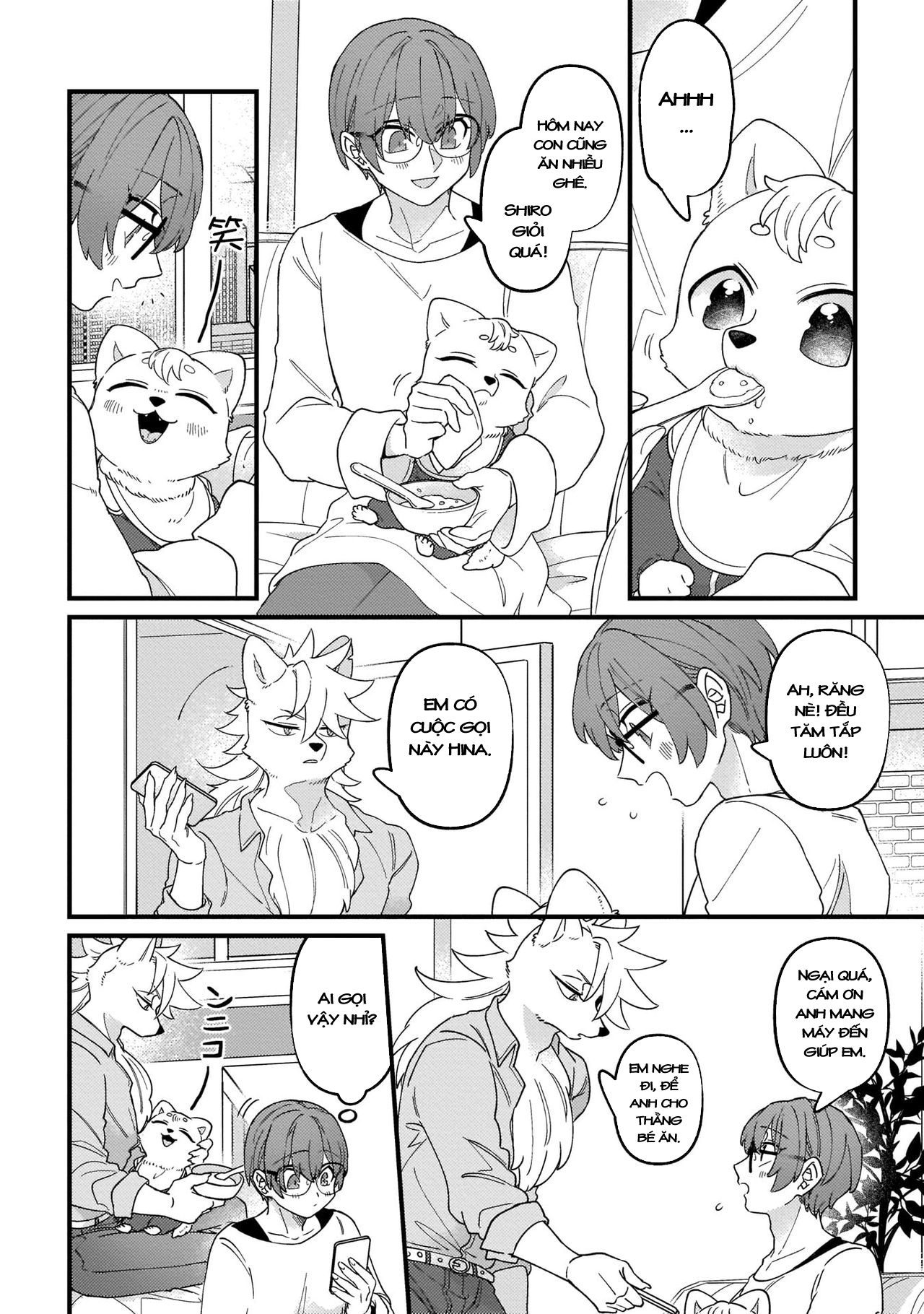 Đọc truyện hentai Trở thành gia đình với thú nhân - Chương 3