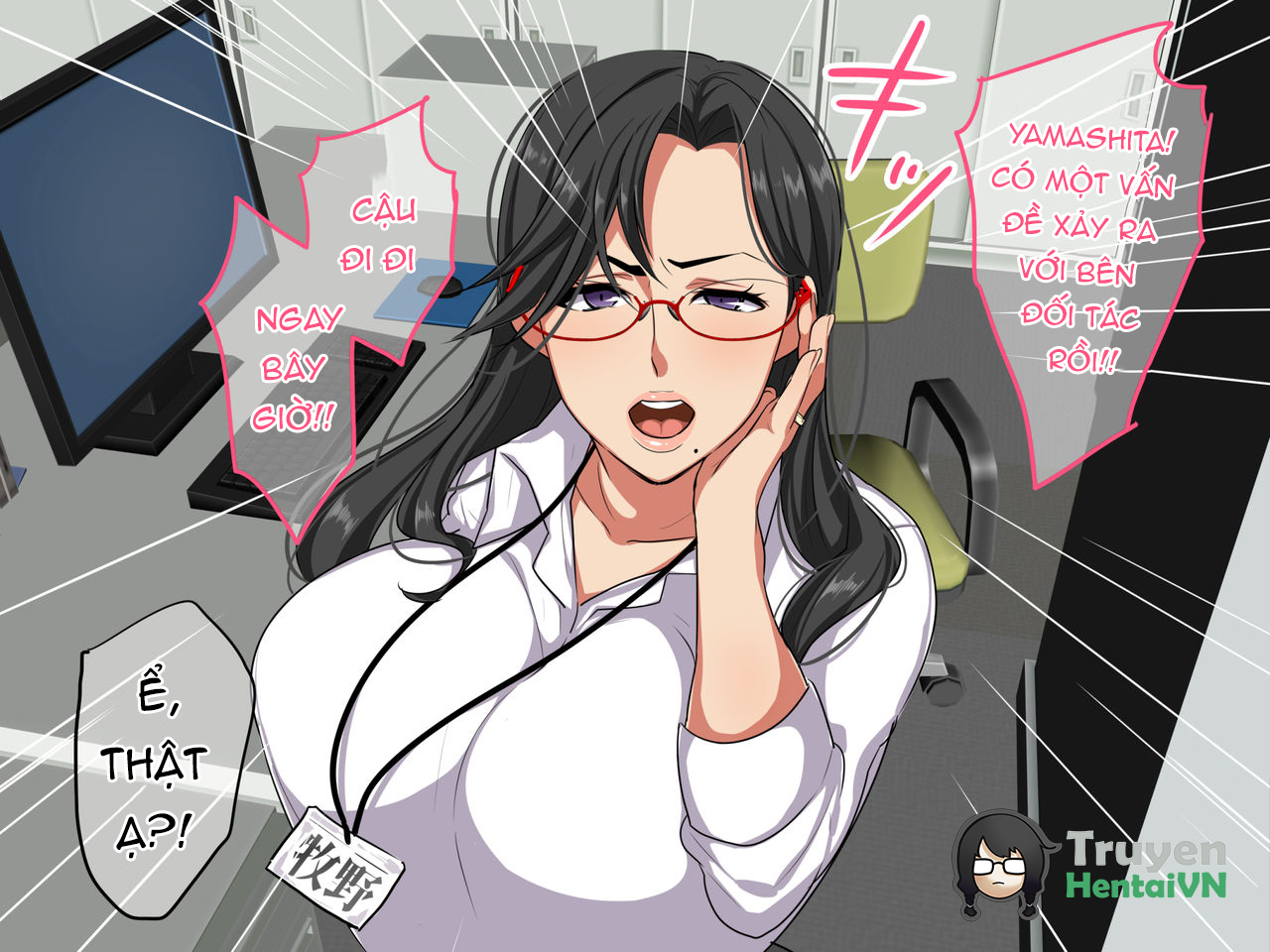 Đọc truyện hentai Chou Dekiru Hitozuma Onna Joushi to Shucchou Saki de Sex! ~Itsumo wa Kowai Kanojo ga Tada no Onna ni Natta Wake~ - Oneshot