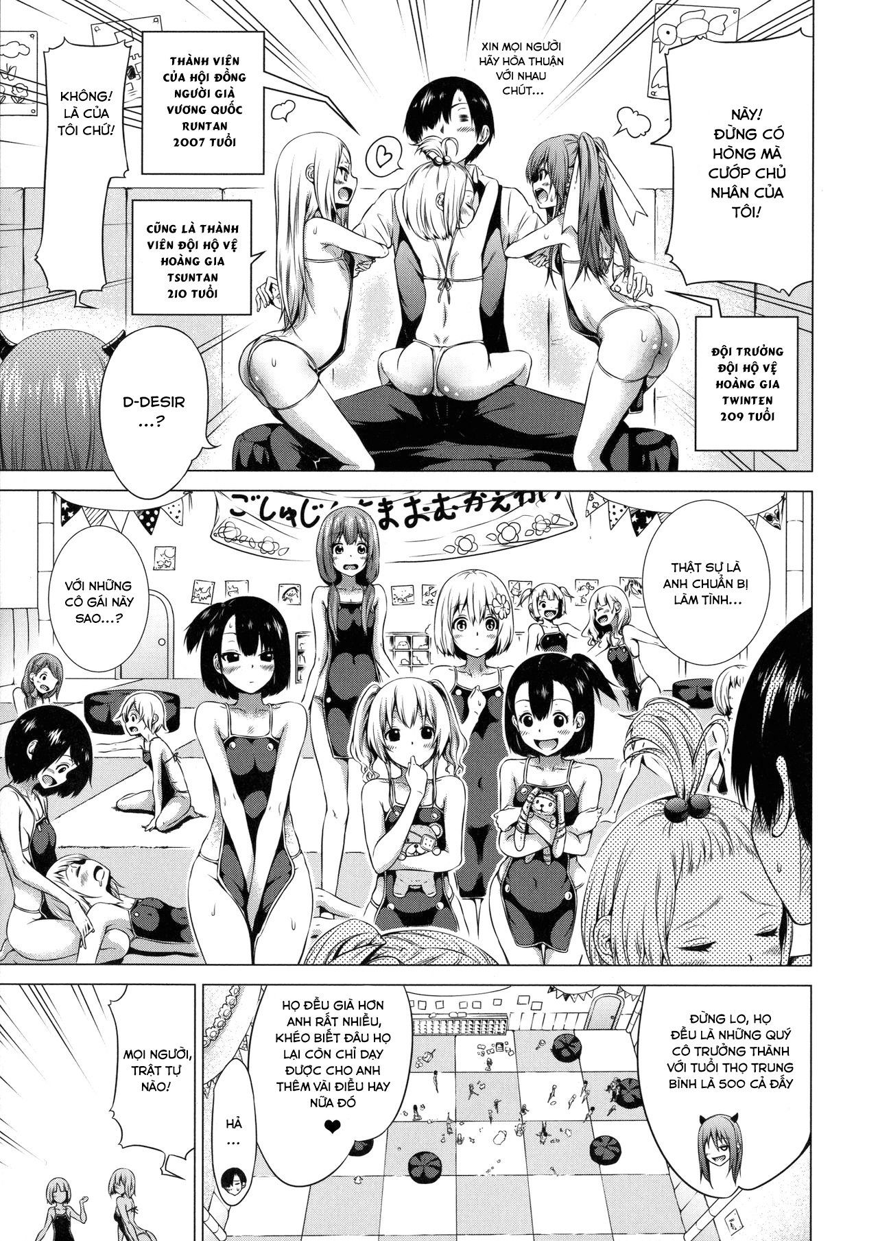 Đọc truyện hentai Isekai Harem Paradise - (Ge) Chap 3