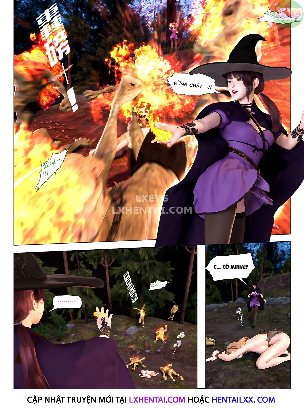 Đọc truyện hentai The Rose Fall Into Darkness - Chap 3