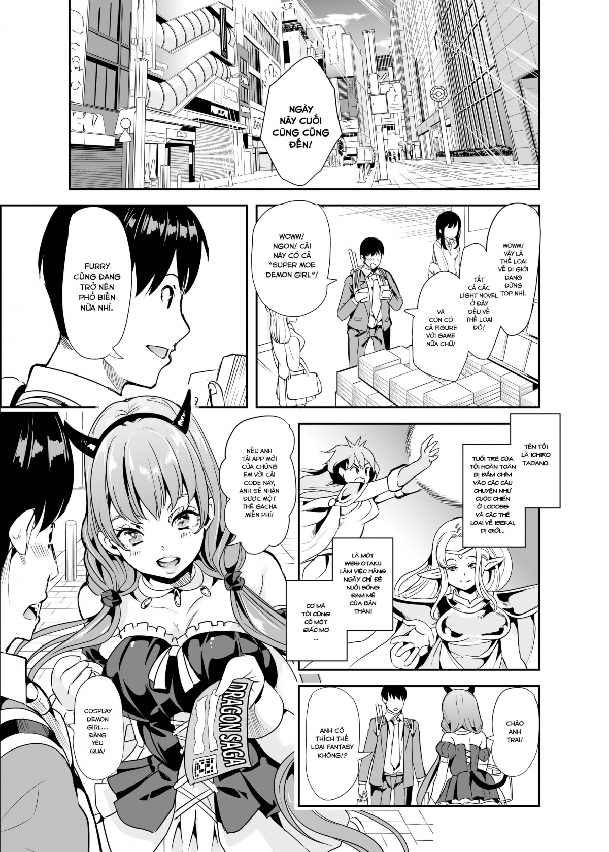 Đọc truyện hentai Dàn Harem tại dị giới - Chap 1
