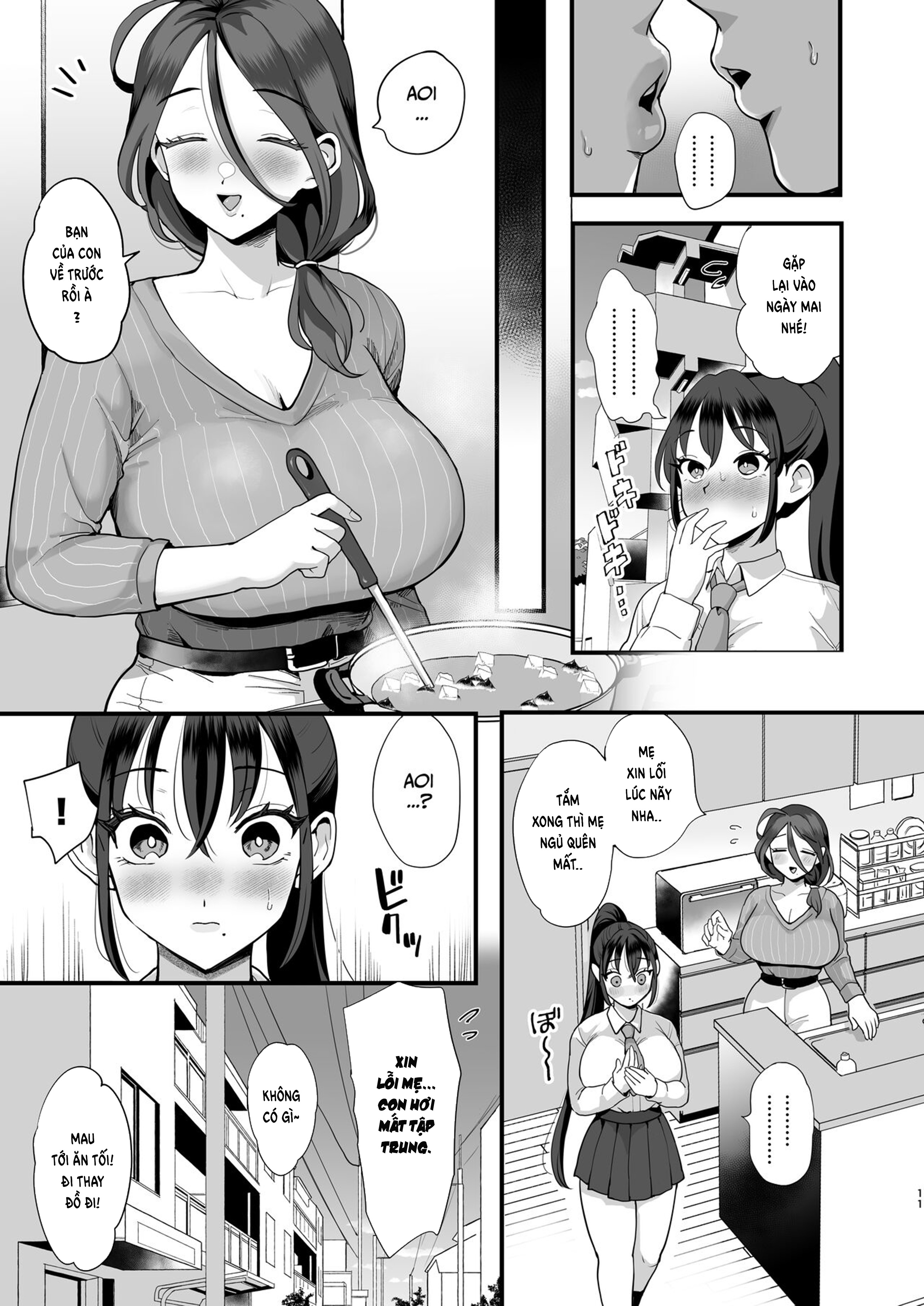 Đọc truyện hentai Entranced Daughter and Natural Airhead Mother - Oneshot