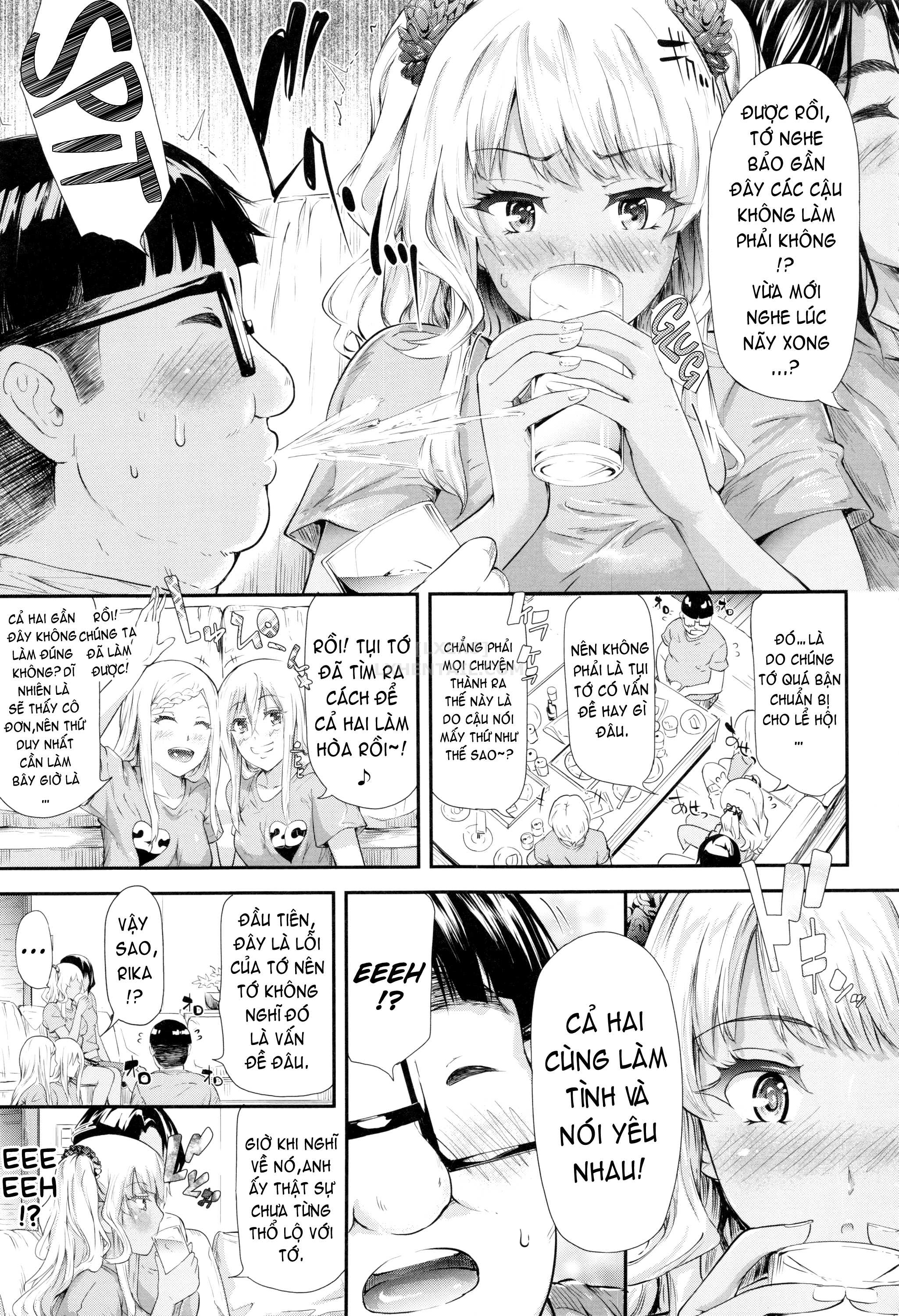 Đọc truyện hentai Gal Tomo Harem - Chap 4 - [END]