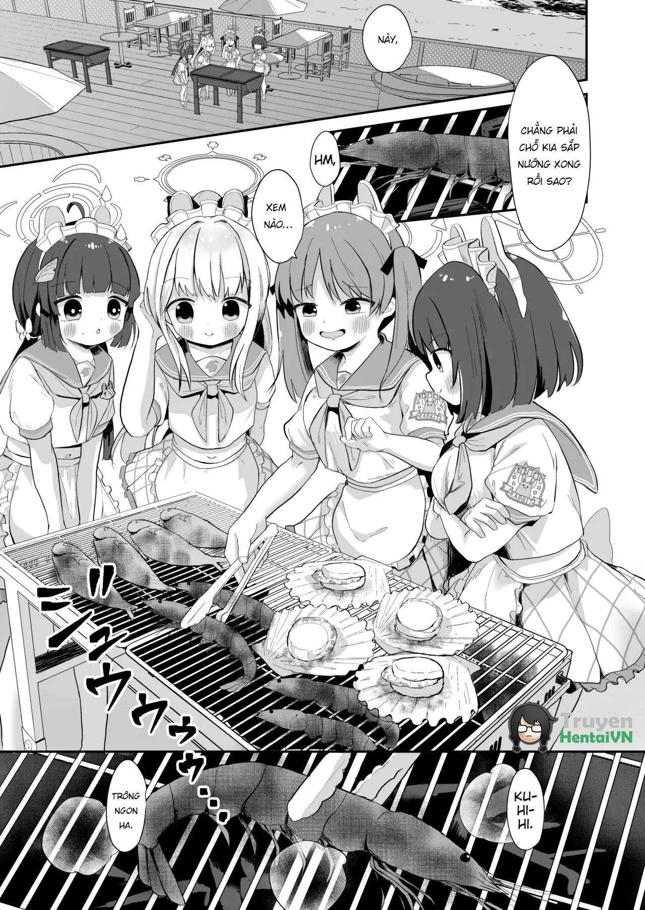 Đọc truyện hentai O o Furu Usagi ni Kashizukaseru (Blue Archive) - Oneshot