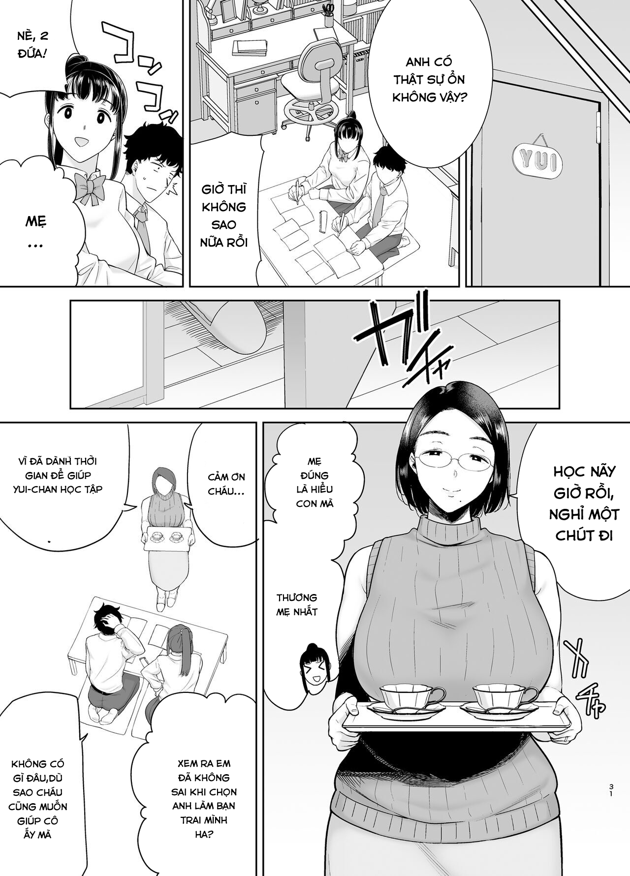 Đọc truyện hentai Bị mẹ bạn gái thịt - Chap 2